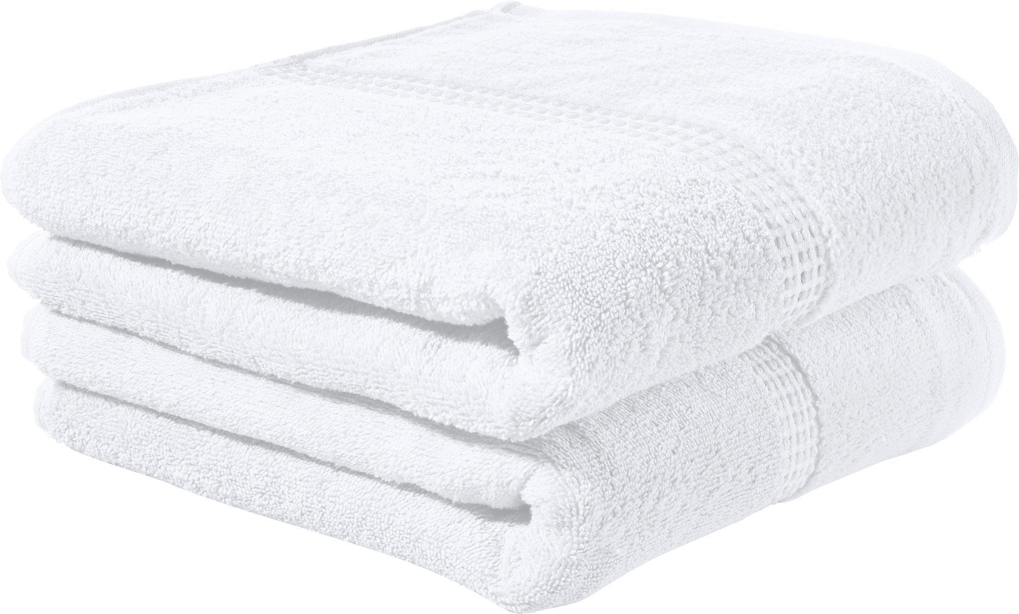 Erwin Müller Duschtuch Duschtuch "Mannheim" 2er-Pack, Velours-Frottier, Wal günstig online kaufen