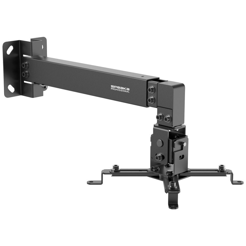 SpeaKa Professional Beamer-Deckenhalterung SpeaKa Professional SP-PWM-100 Beamer-Wandhalterung Drehbar, Neigbar