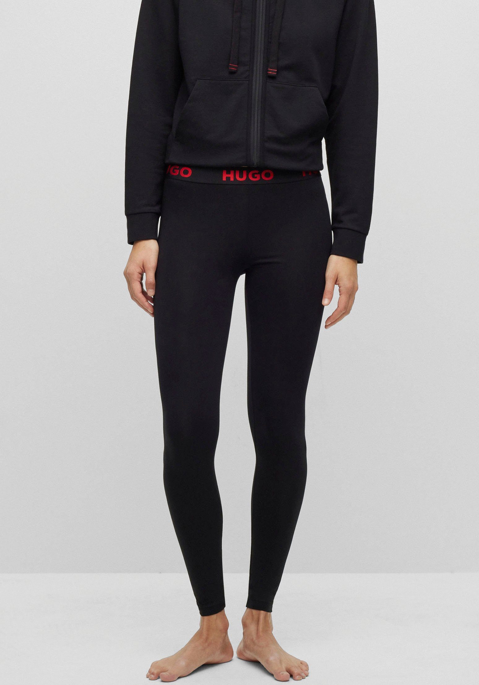 HUGO Леггинсы SPORTY LOGO_LEGGINGS