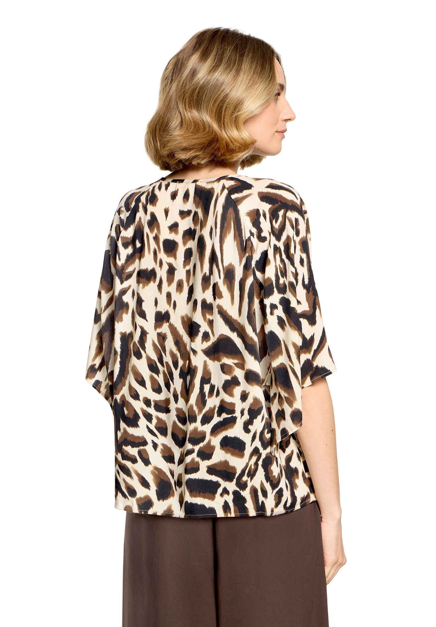 Cartoon Schlupfbluse Damen mit Muster