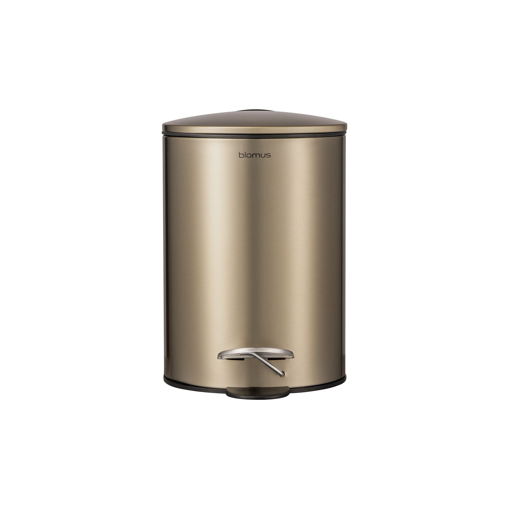 blomus Mülleimer -TUBO- Treteimer: Smart-Close-System, hochwertig und stilvoll, 3 Liter, Hochwertig, Pulverbeschichtet, Kompakt, Smart-Close, Inneneimer