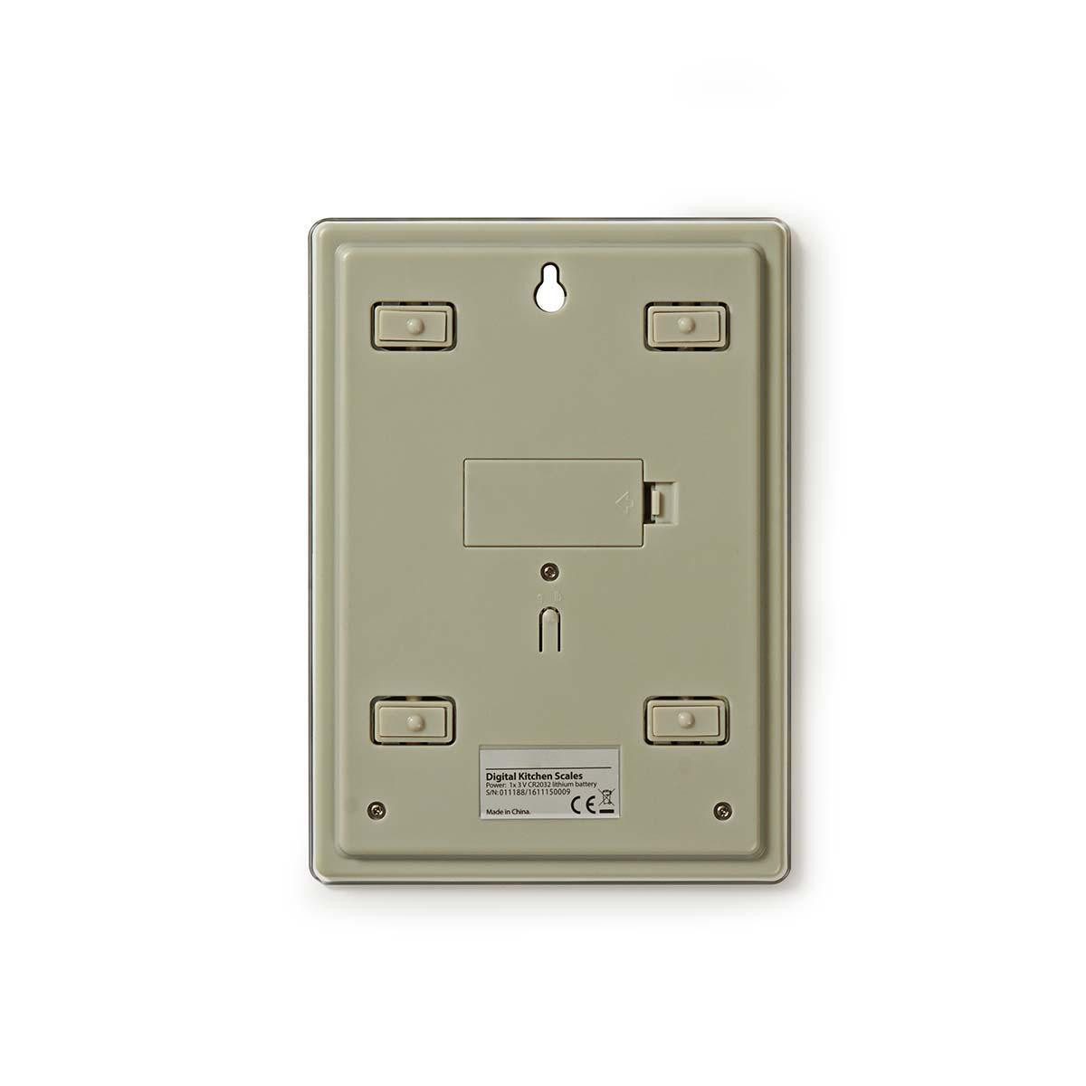 Nedis Küchenwaage KASC113VA, (1-tlg), digital, multifunktional, präzises Abwiegen, einfaches Handling