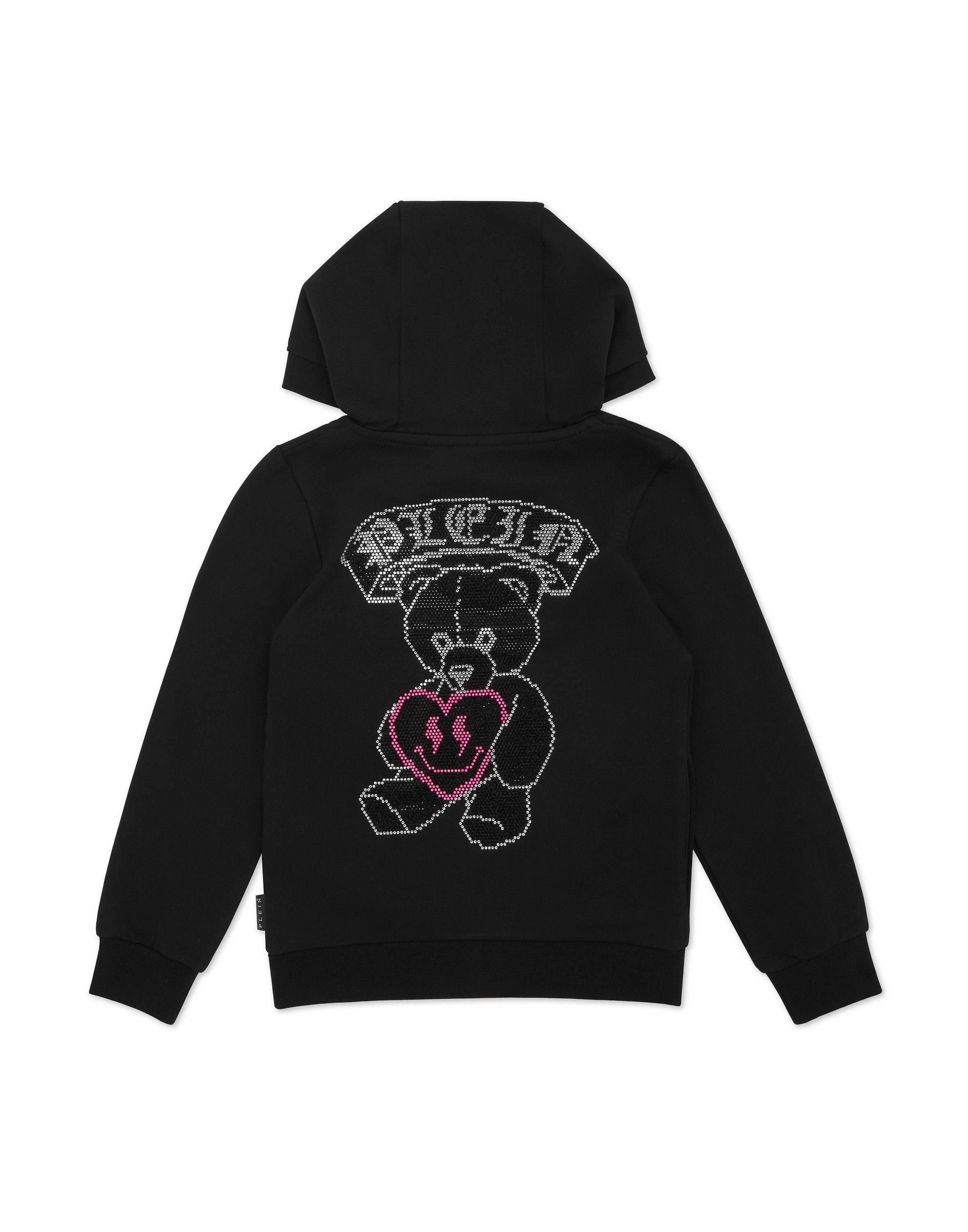 PHILIPP PLEIN Kapuzensweatjacke Teddy