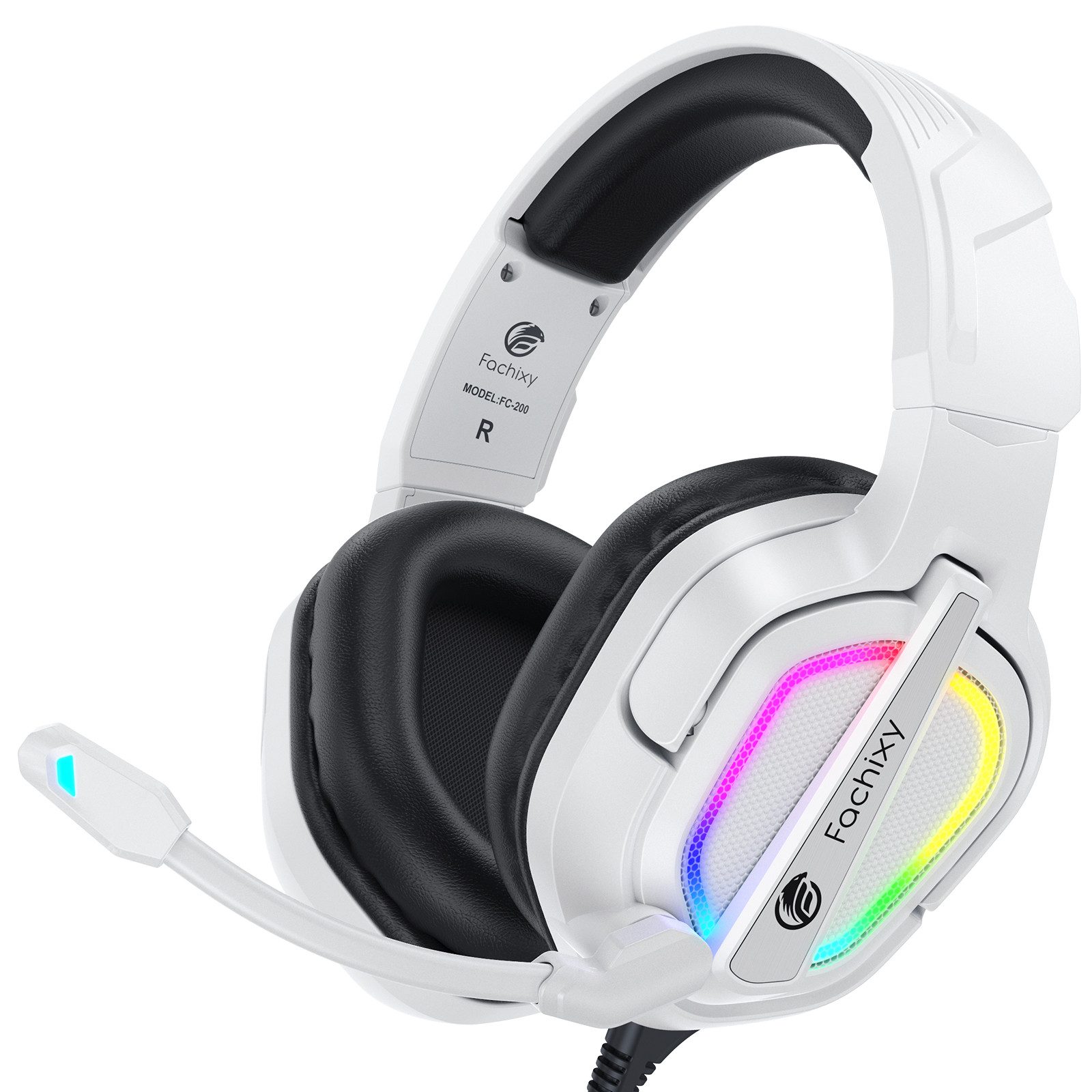 FC200 für PS4/PS5/PC/Xbox/Switch, Geräuschunterdrückung Gaming-Headset