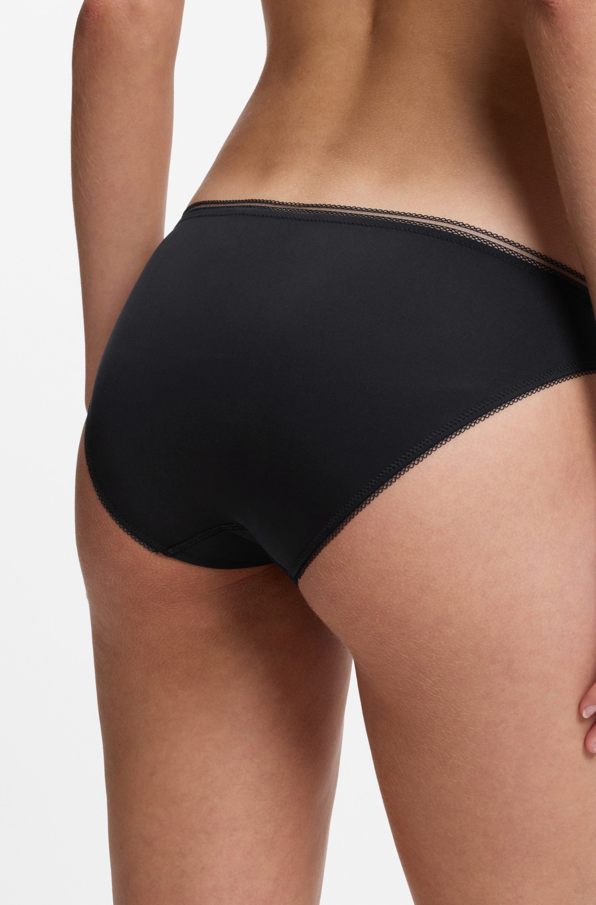 BOSS Slip BRIEF B.PURE mit Spitzeneinsatz