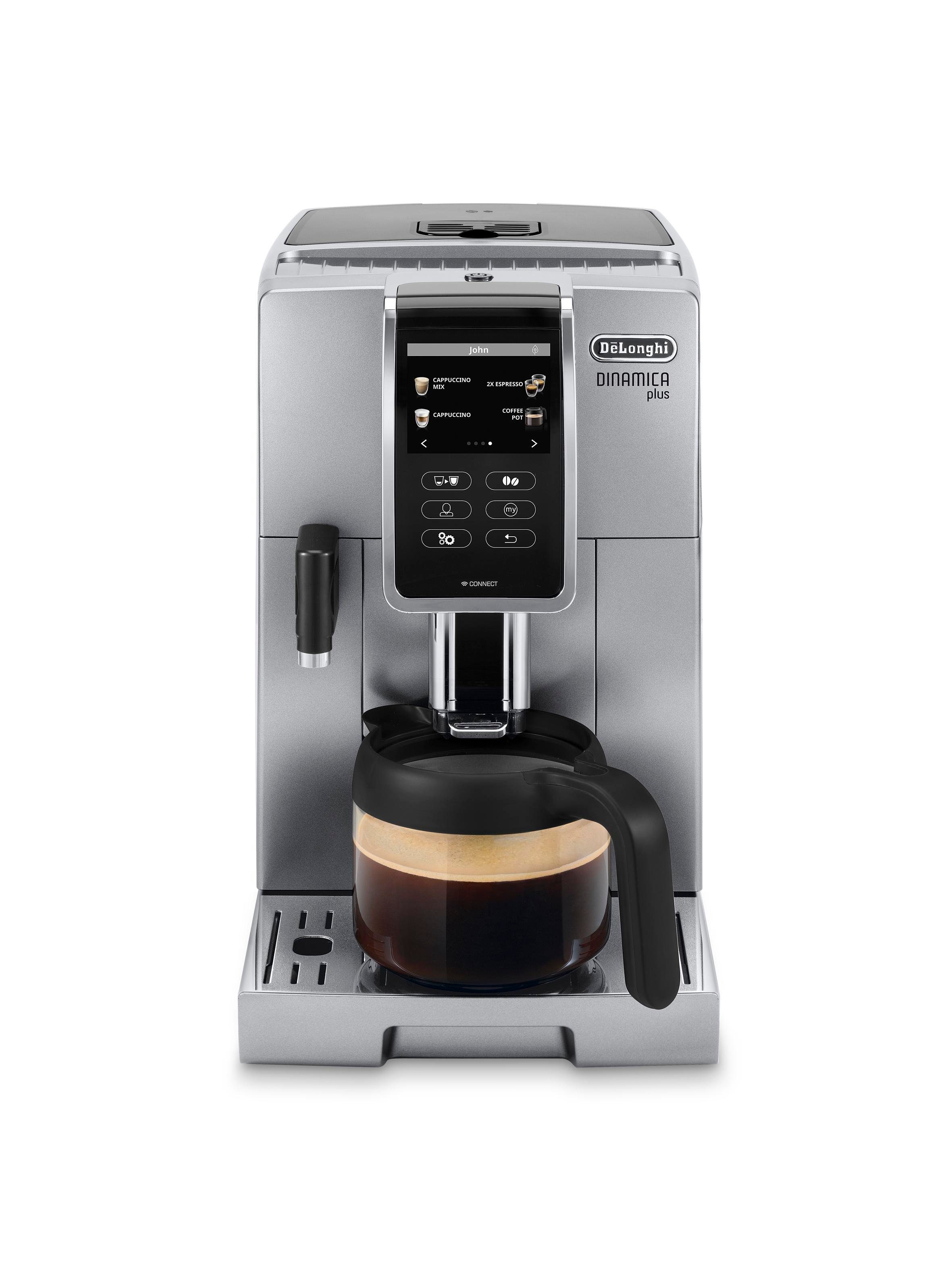 De'Longhi Kaffeevollautomat, 300 g Bohnenbehälter, One-Touch, Milchaufschäumsystem