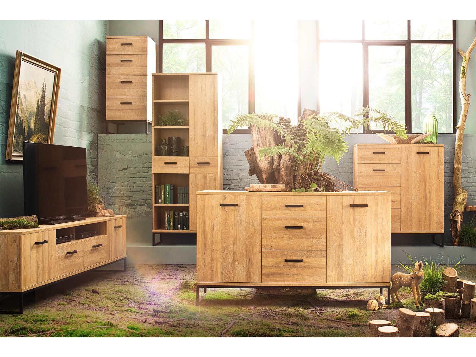 MCA furniture Kommode 50 x 116 x 44 cm (B/H/T)