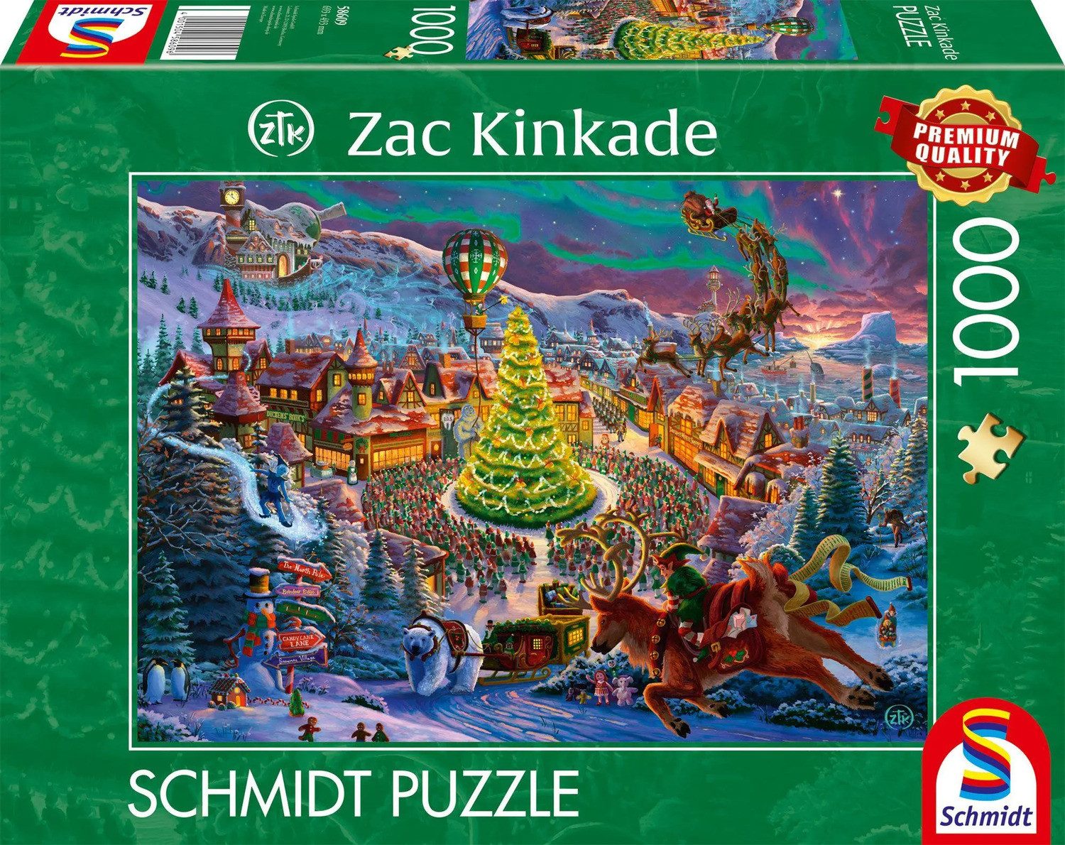 Schmidt Spiele Puzzle Santas Nordpol, 1000 günstig online kaufen