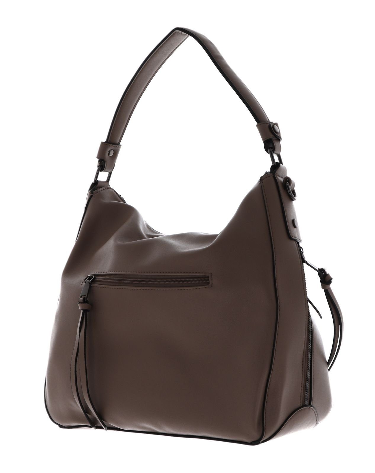 Taupe Schultertasche Bruno Banani