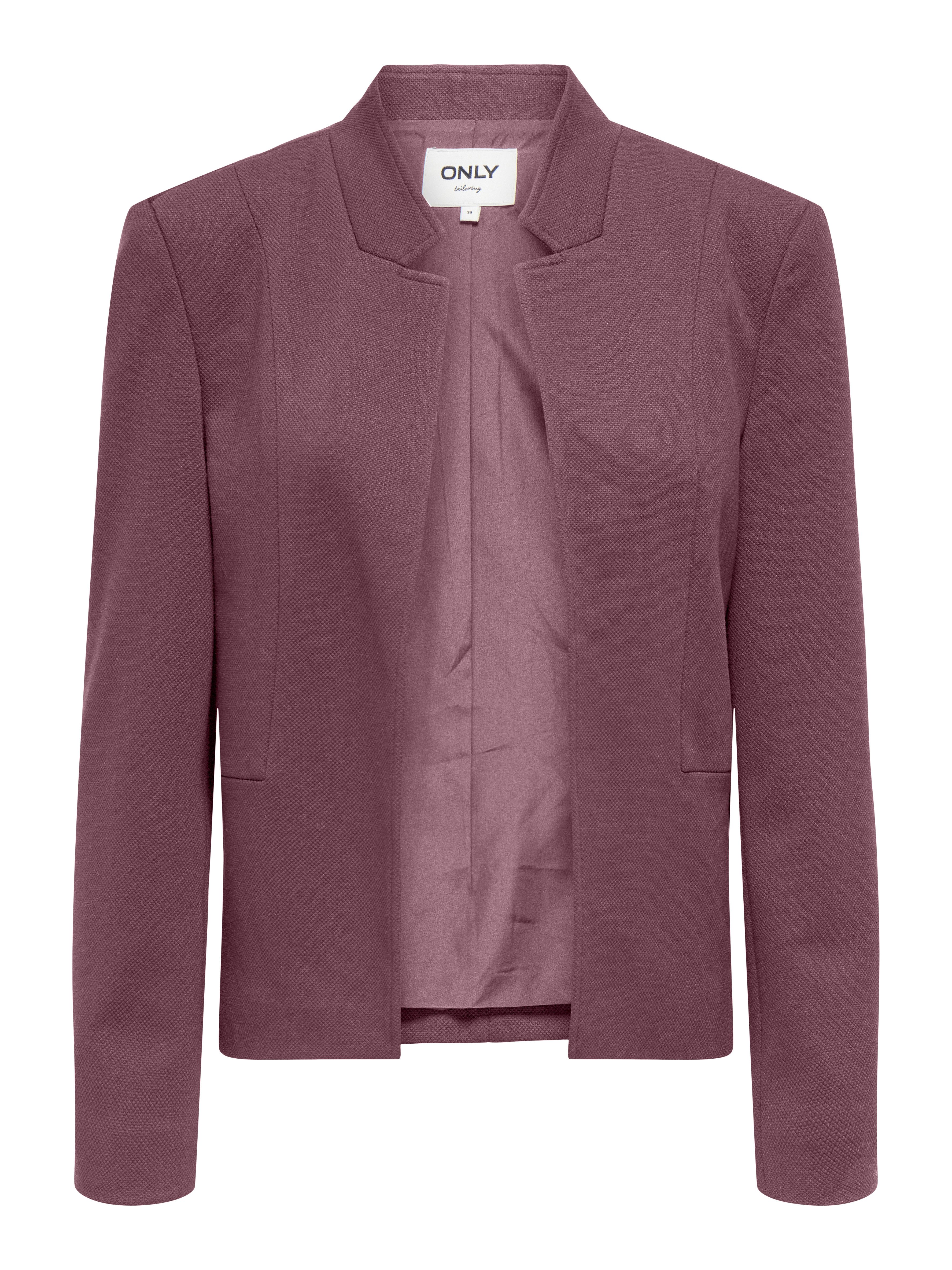 ONLY Kurzblazer ONLEMILLIA LIFE L/S OPEN BLAZER CC TLR mit Stehkragen