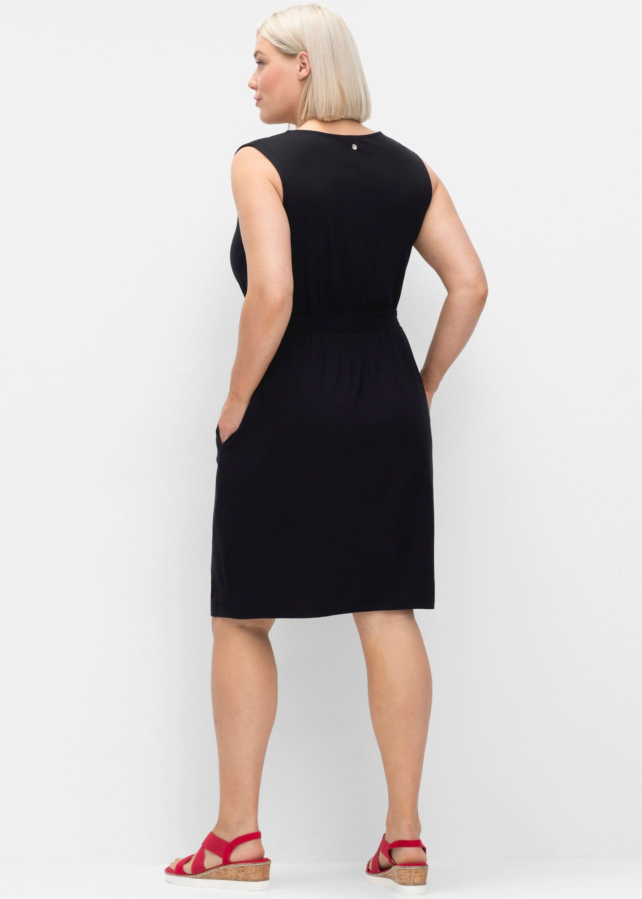 Sheego Jerseykleid Jerseykleid Ärmellos günstig online kaufen