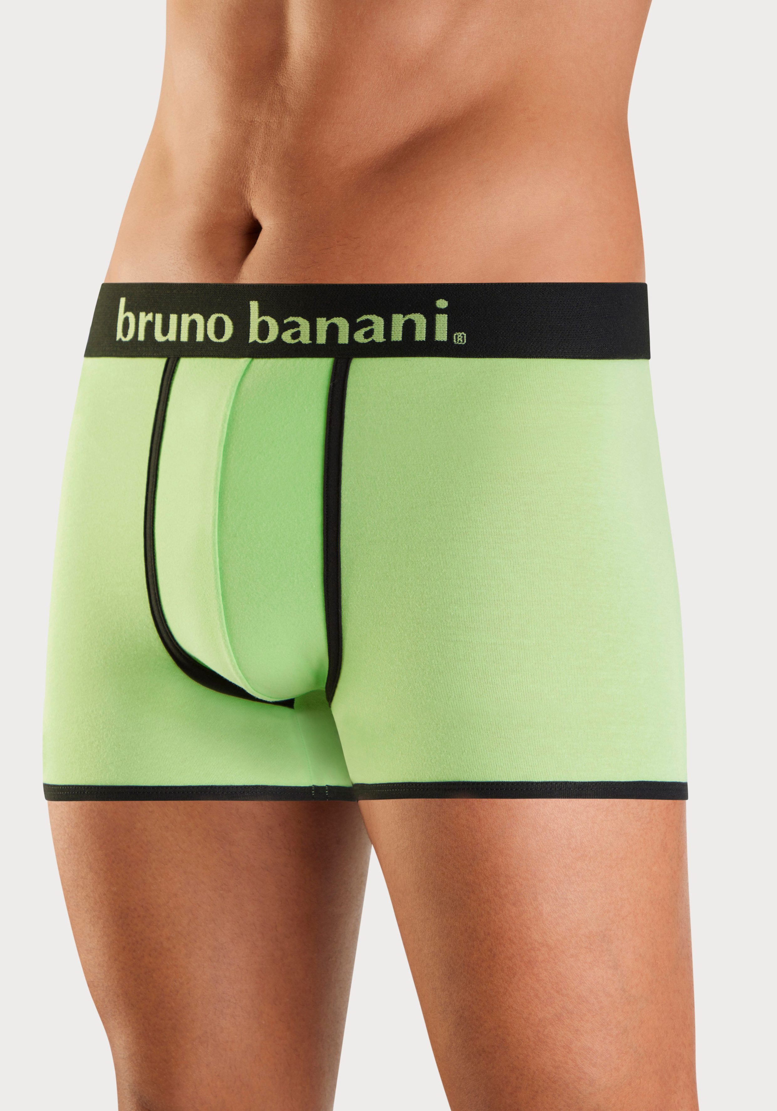 Bruno Banani Boxer Boxershorts für Herren (Packung, 3-St) mit modischen Einfassungen