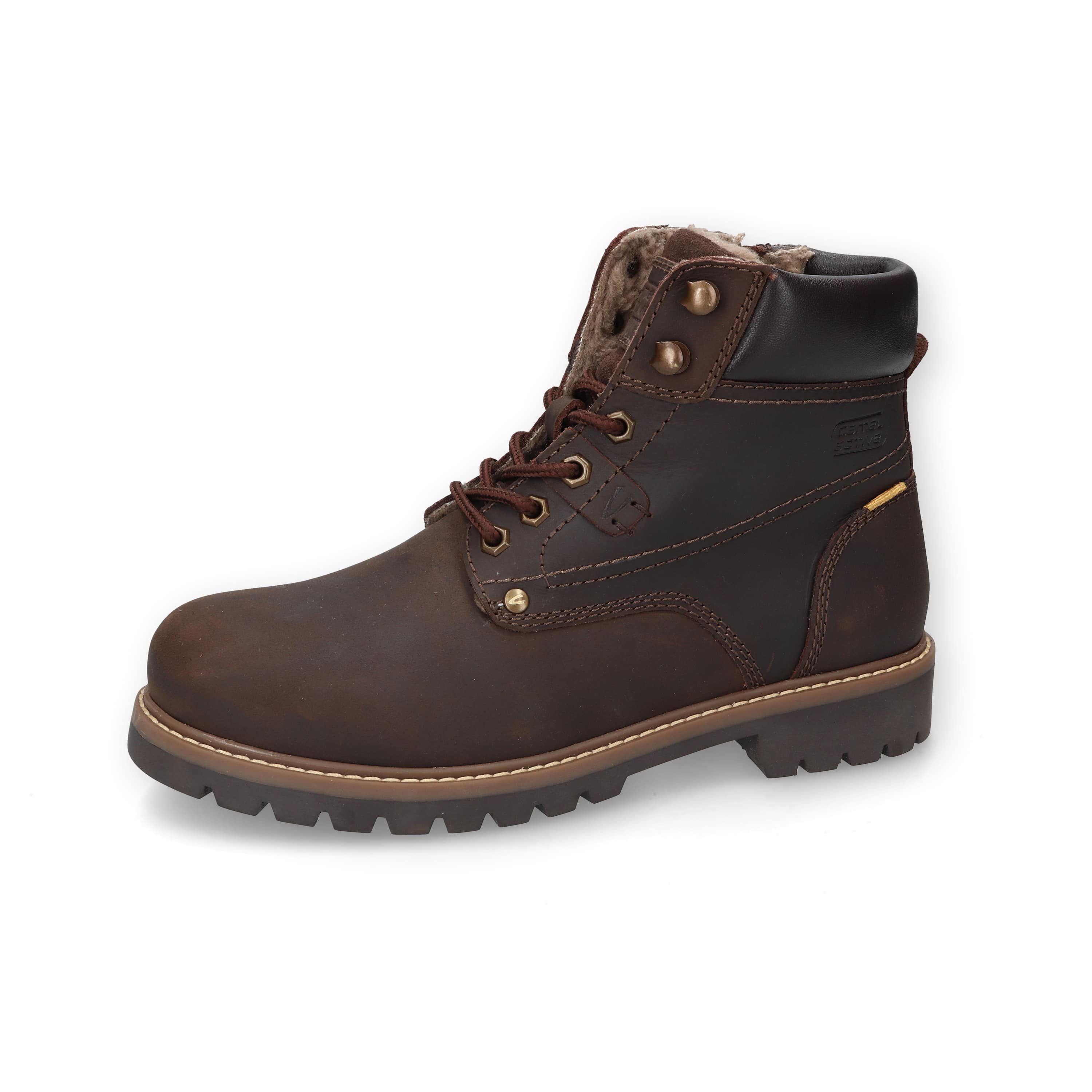 camel active Boots crazy horse DUNKELBRAUN Schnürboots