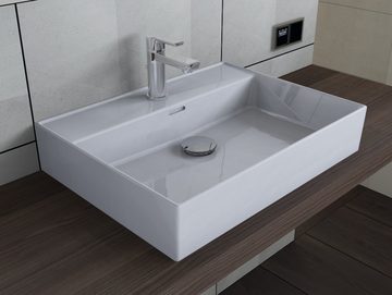 Aqua Bagno Waschbecken Aqua Bagno Loft Air Design Keramik Waschbecken 60 cm (Packung)