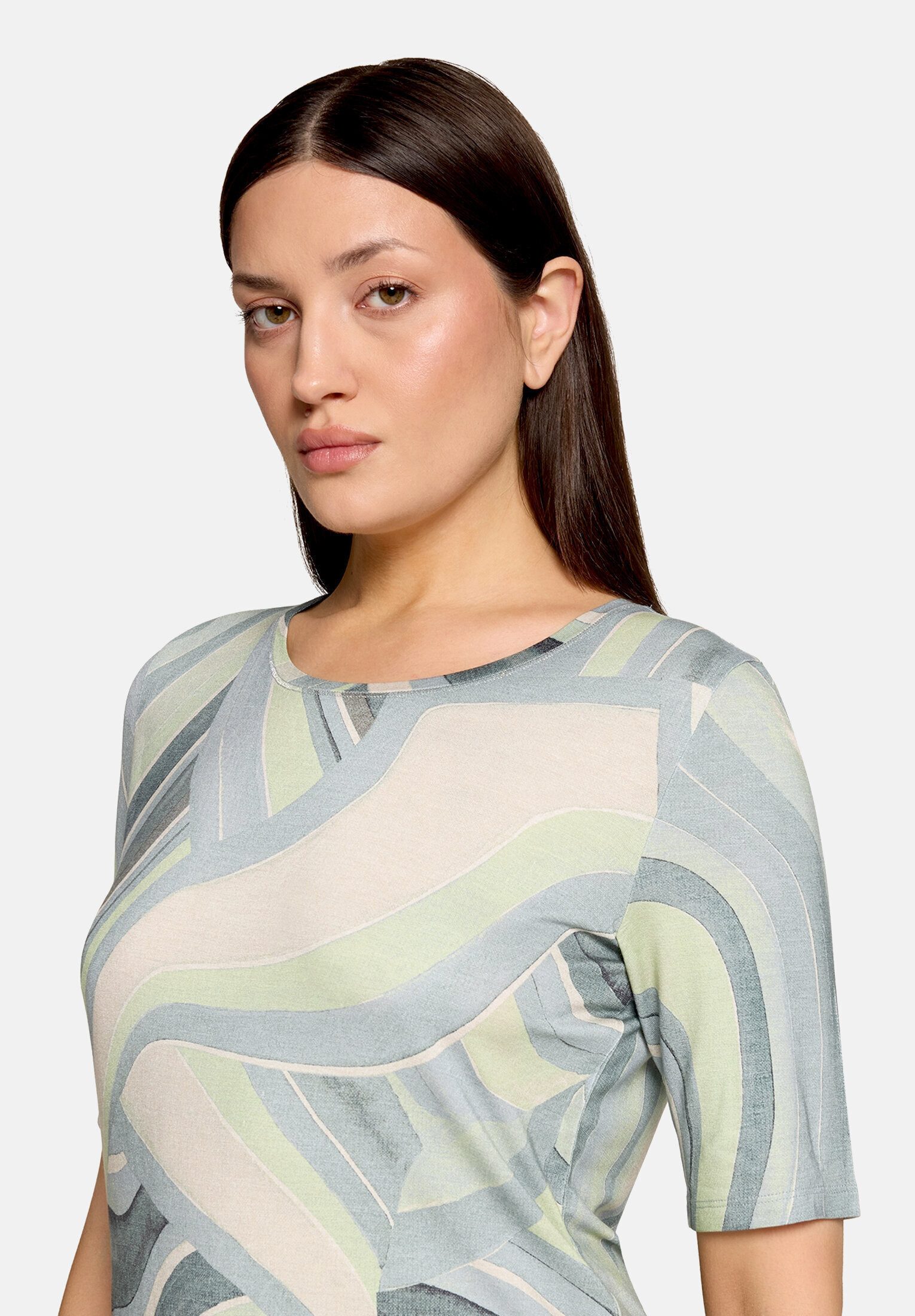 Betty Barclay Kurzarmshirt Damen mit Rundhalsausschnitt (1-tlg)