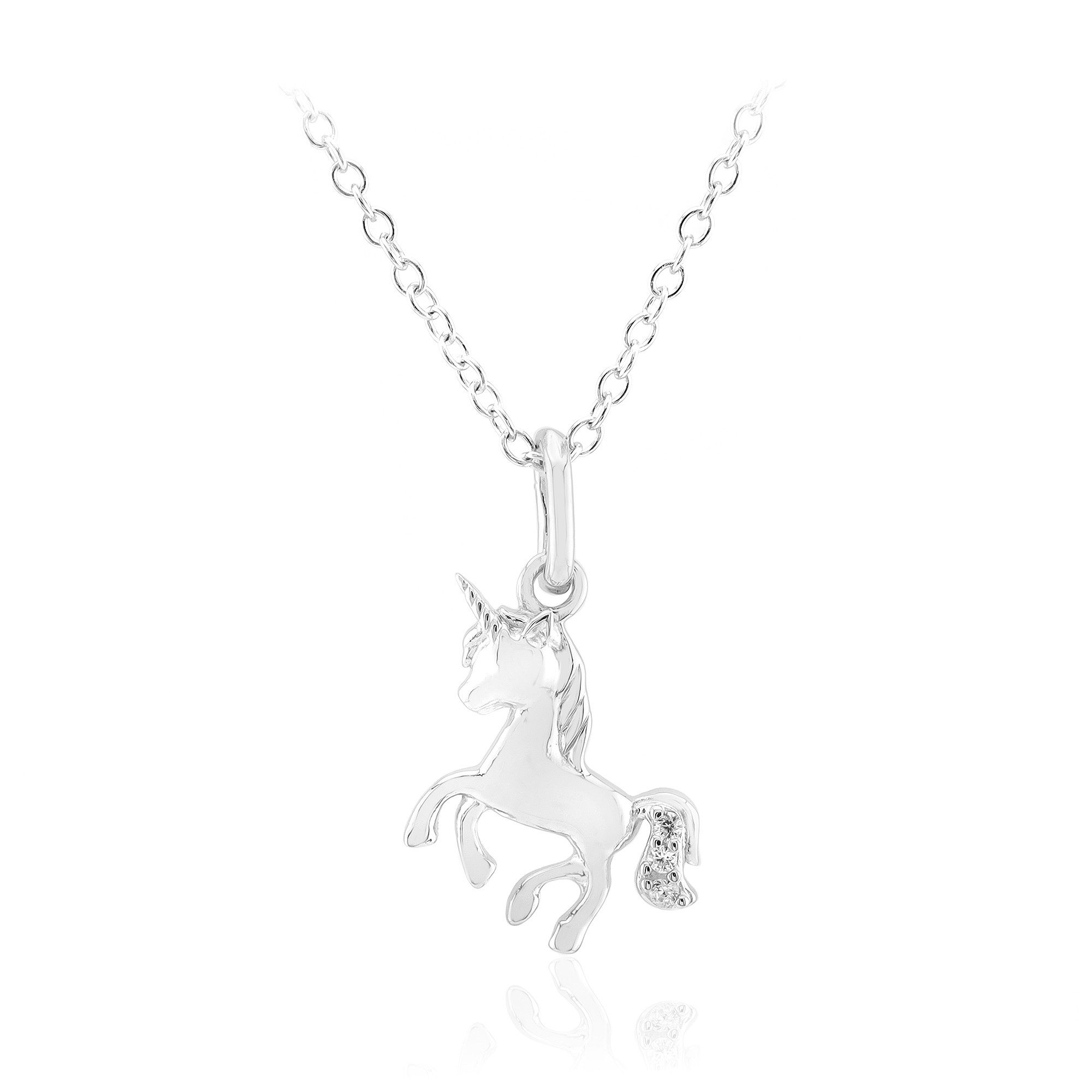 Cavill Silberkette Cavill Sterlingsilber Zirkon-Halskette mit Einhorn Anhän günstig online kaufen
