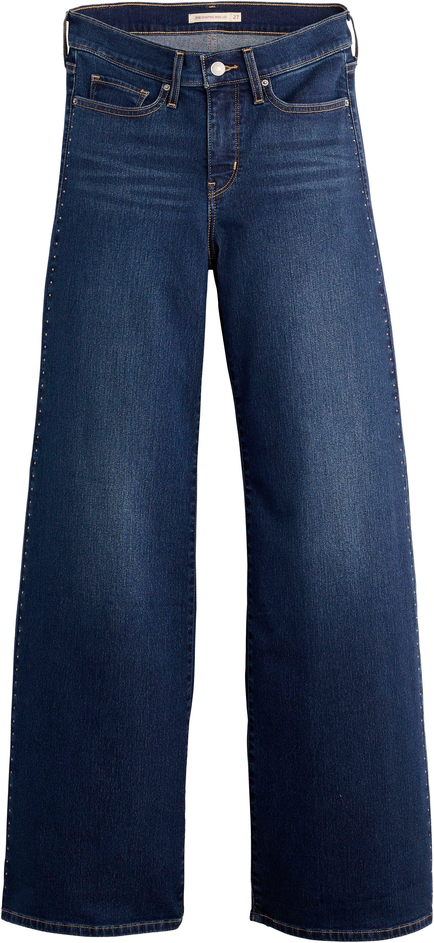 Levi's® Weite Jeans 318 SHAPING WIDE LEG Glitzerdetails – Bild 3 von 5