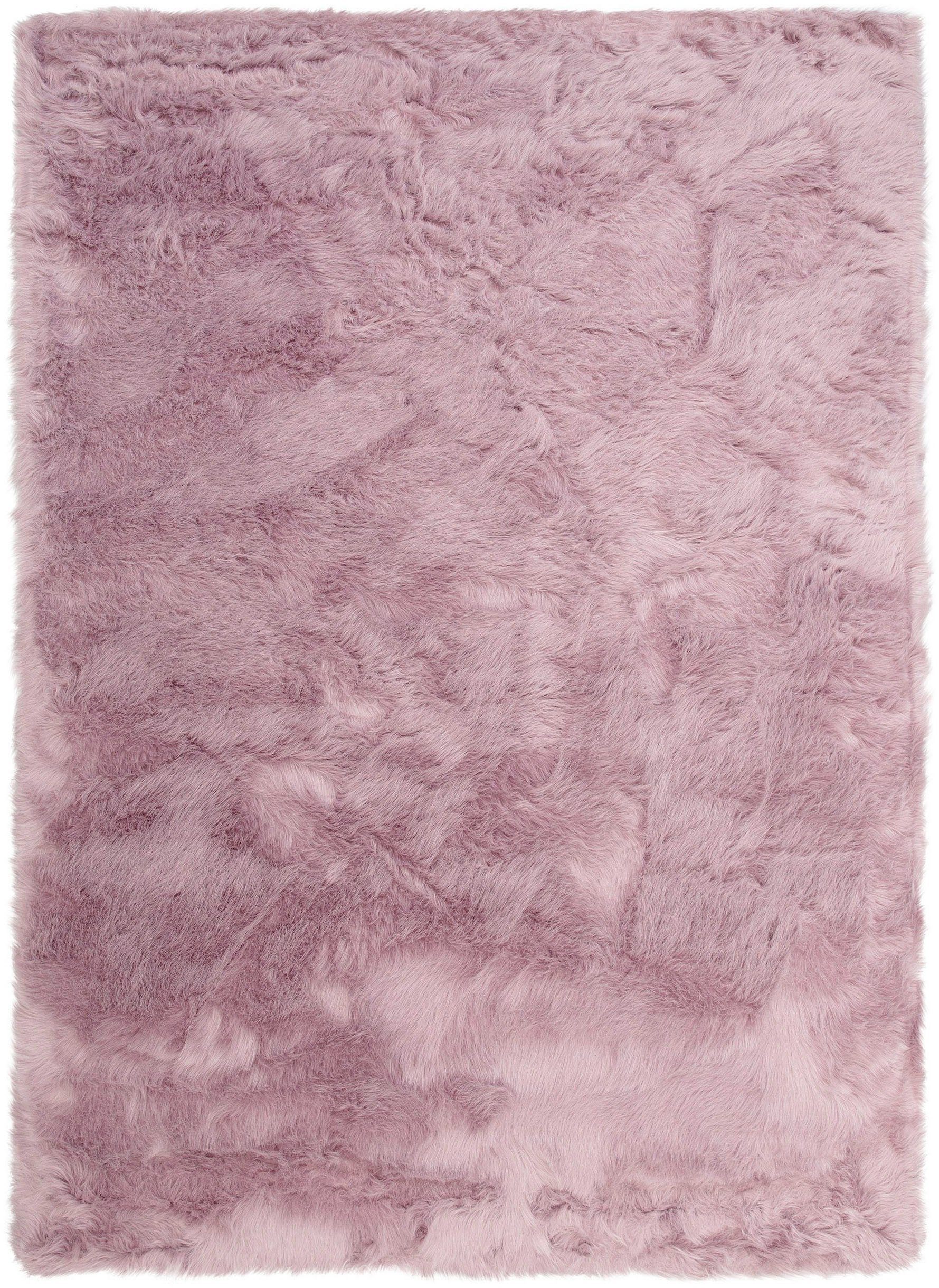 my home Hochflor-Teppich Valeria, Fellteppich, kuschelig, flauschig, rechte günstig online kaufen