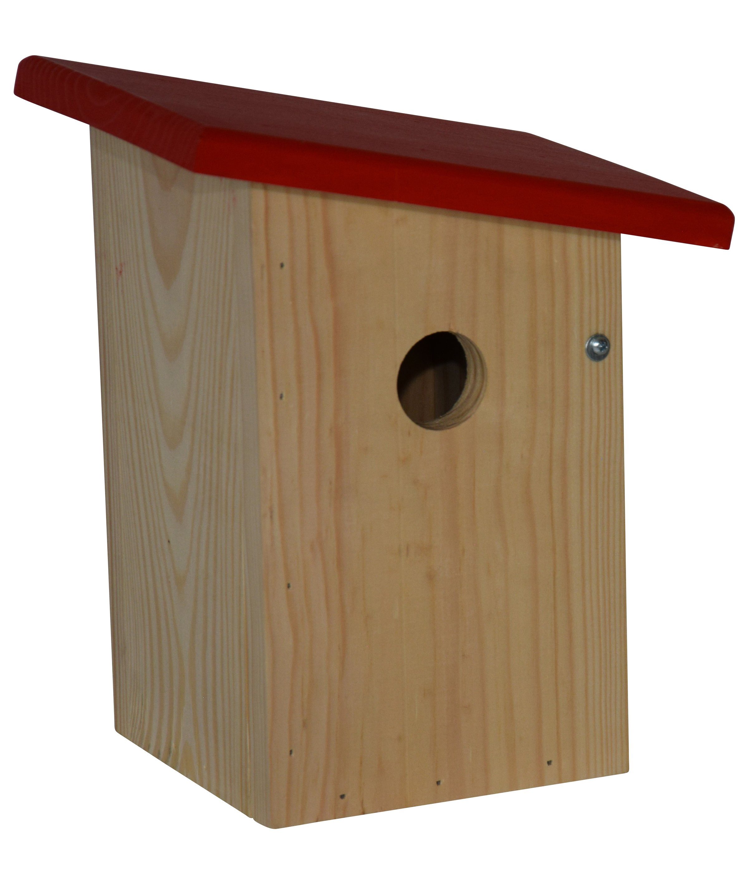 Dehner Nistkasten Natura Premium Nisthöhle Jonna, 19 x 24 x 16 cm, 32 mm Einflugloch, aus FSC®-zertifiziertem Kiefernholz