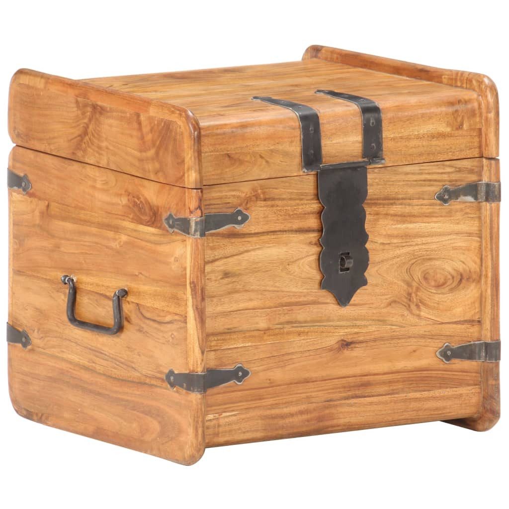 vidaXL Aufbewahrungsbox Truhe 40x40x40 cm Massivholz günstig online kaufen