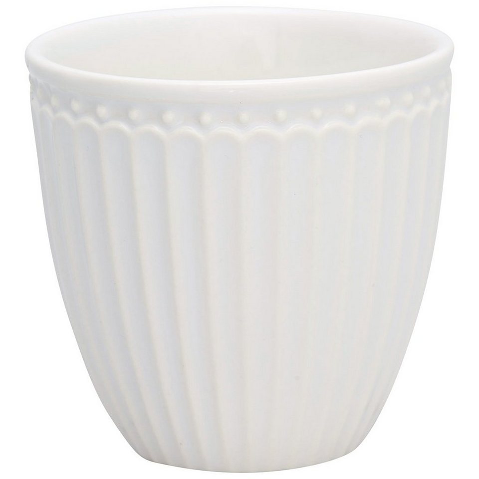 Greengate Latte Cup Becher ALICE Grau Everyday Geschirr DARK GREY 300 ml