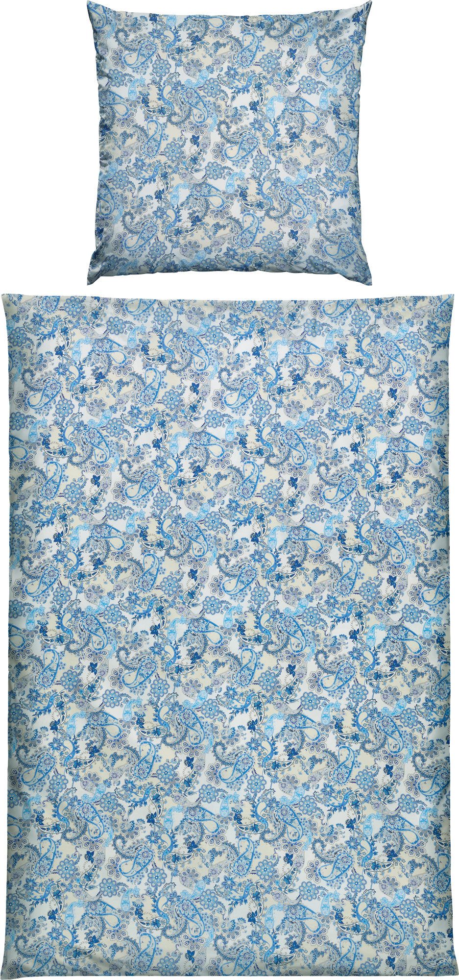 Erwin Müller Bettwäsche Bettwäsche, Mako-Satin, Schweizer Premium-Satin Paisley
