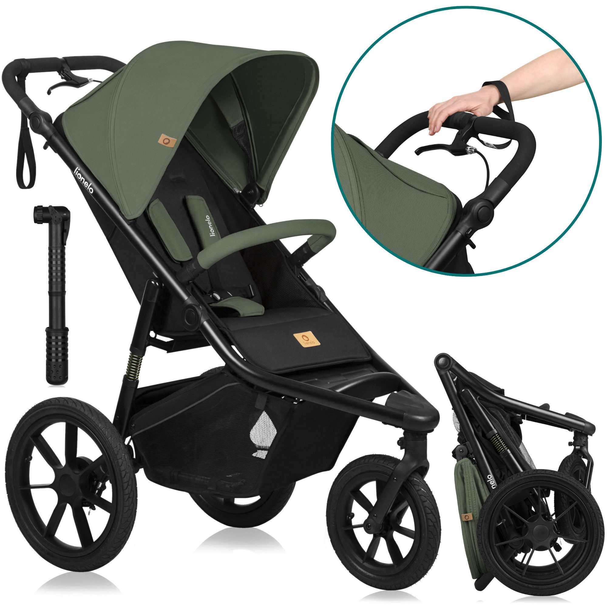 Dreirad-Kinderwagen AZURA