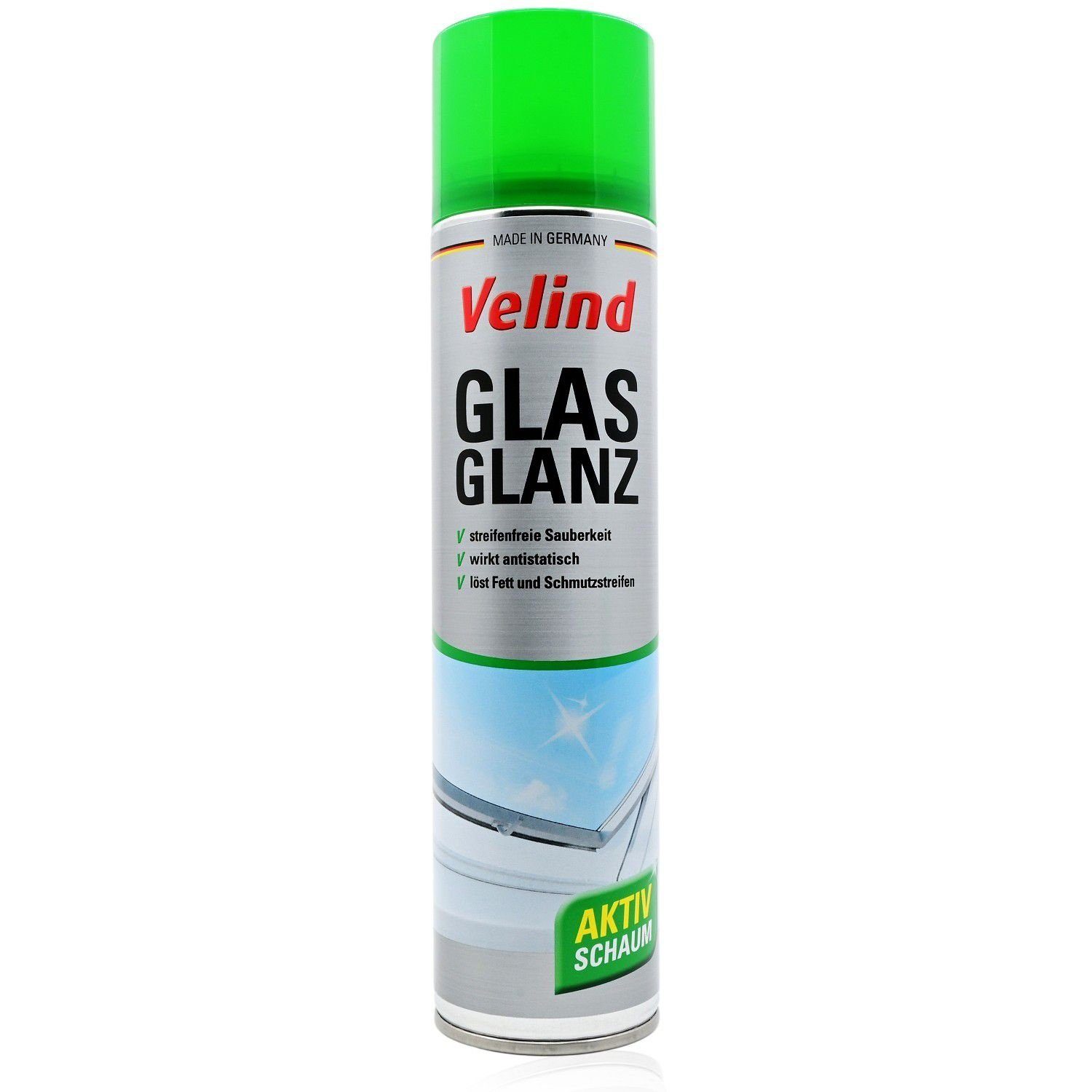 VELIND Aerosol GmbH Glasglanz-Spray, 400 ml Glasreiniger