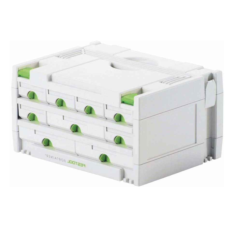 FESTOOL Werkzeugkoffer SORTAINER SYS 3-SORT/9 Systainer Werkzeugkoffer Organizer (491985)