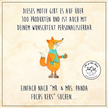 Mr. & Mrs. Panda Becher Fuchs Keks - Weiß - Geschenk, Weihnachtszeit, glücklich, Emaille Trin, Emaille, Korrosionsbeständig