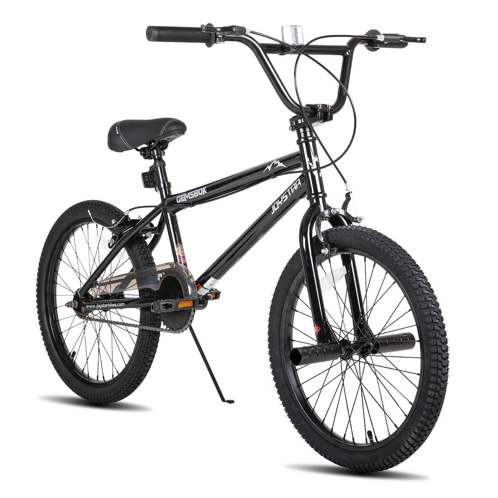 HILAND BMX-Rad BMX 20/24 Zoll Kinderfahrrad, Stahlrahmen, Stunt-Pegs, Doppelbremsen