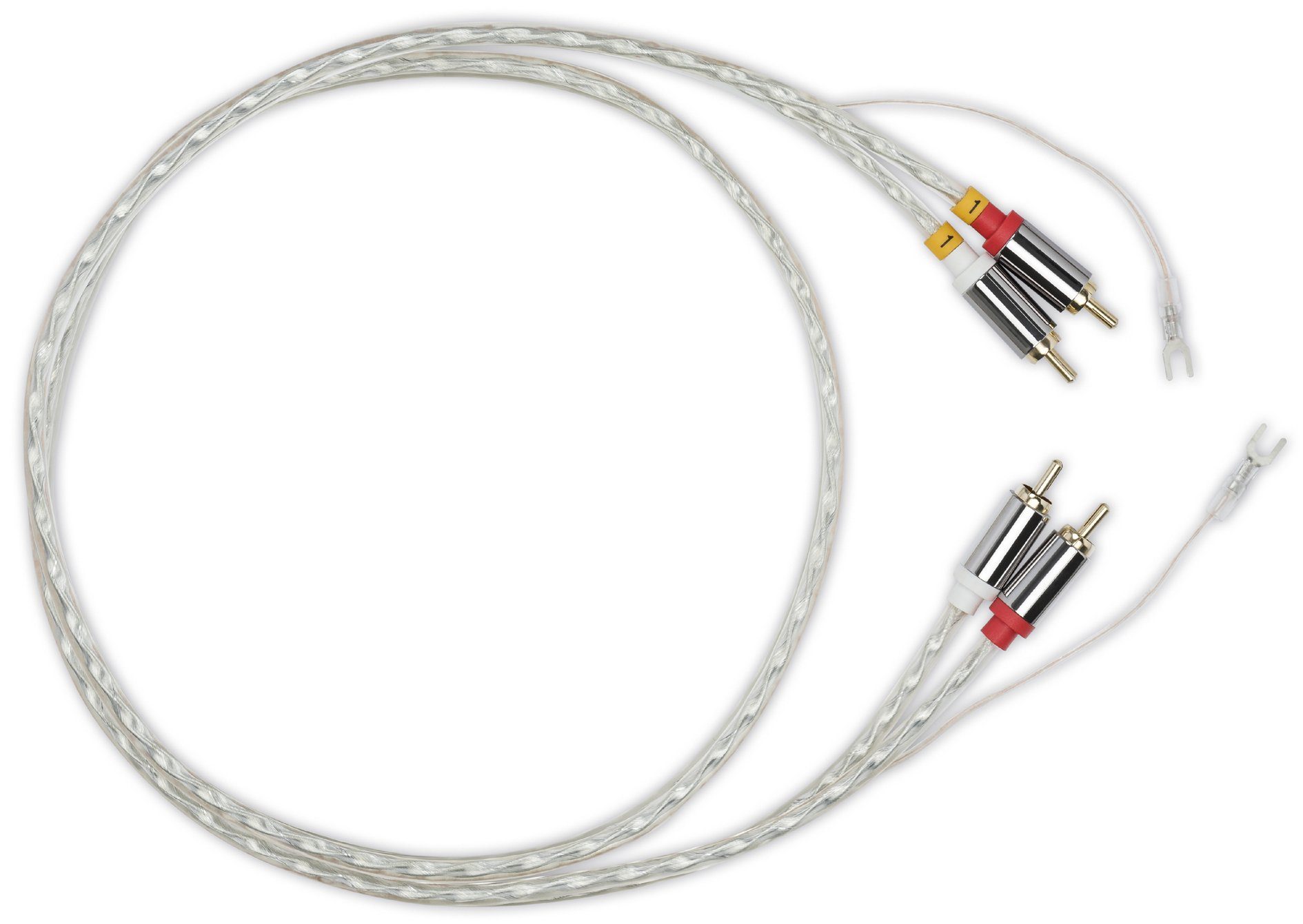 Pro-Ject Phonokabel NF Kabel mit Masseleitung 1,23m Audio-Kabel