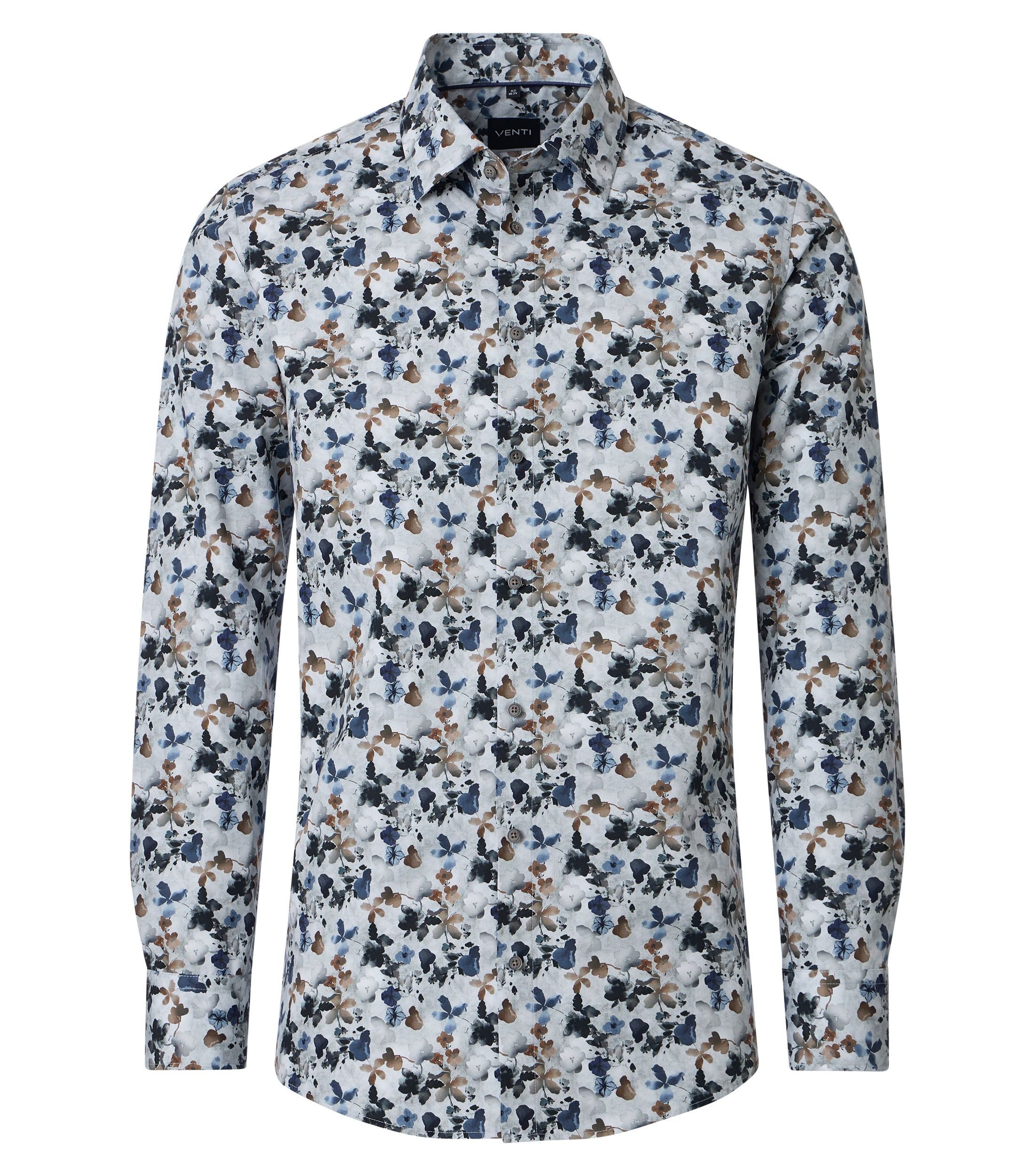 VENTI Businesshemd VENTI Businesshemd Langarm Print