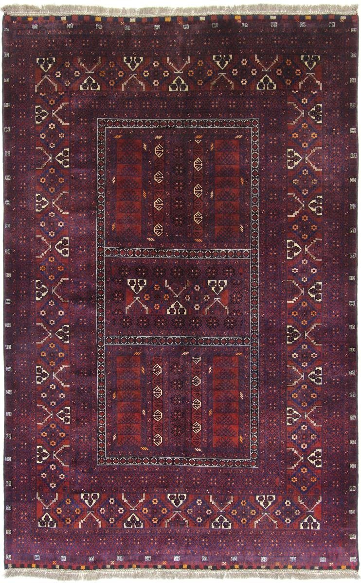 mm Handgeknüpfter Trading, Mohammadi Orientteppich 163x257 Khal rechteckig, Orientteppich, Höhe: Nain 6