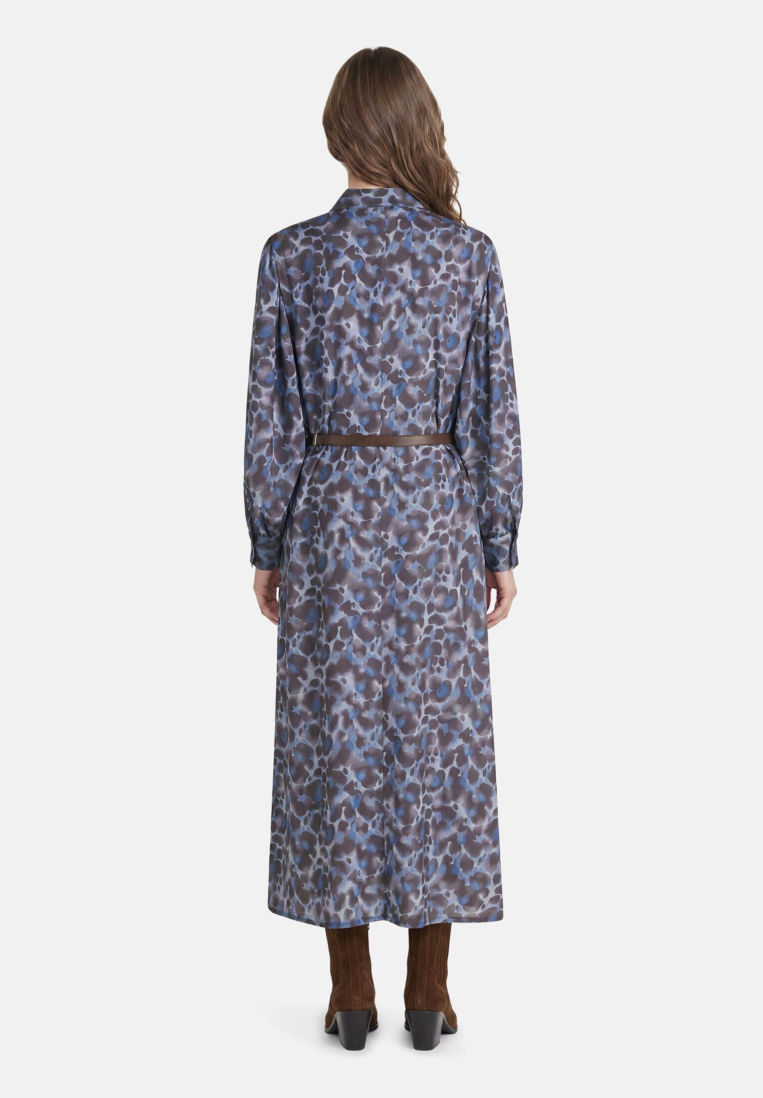 Betty Barclay Hemdblusenkleid Damen mit Bindegürtel