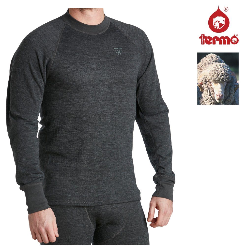 Termozeta Funktionsshirt TERMO - - Jumper Wool Light Merino Herren 2.0 Pullover Longshirt