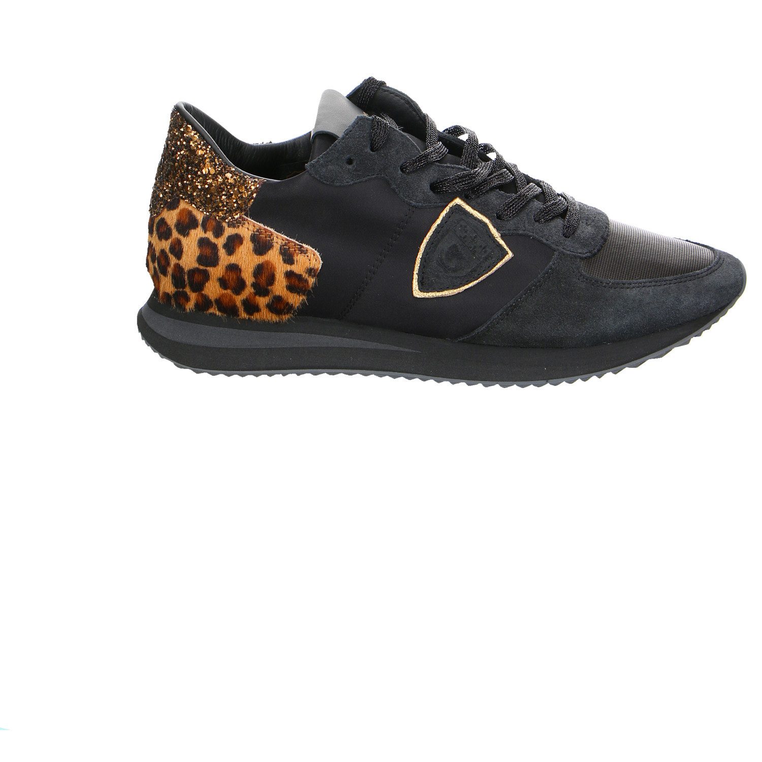 PHILIPPE MODEL Philippe Model Tzld Xl 01 Velour Schnürschuhe schwarz Schnürschuh