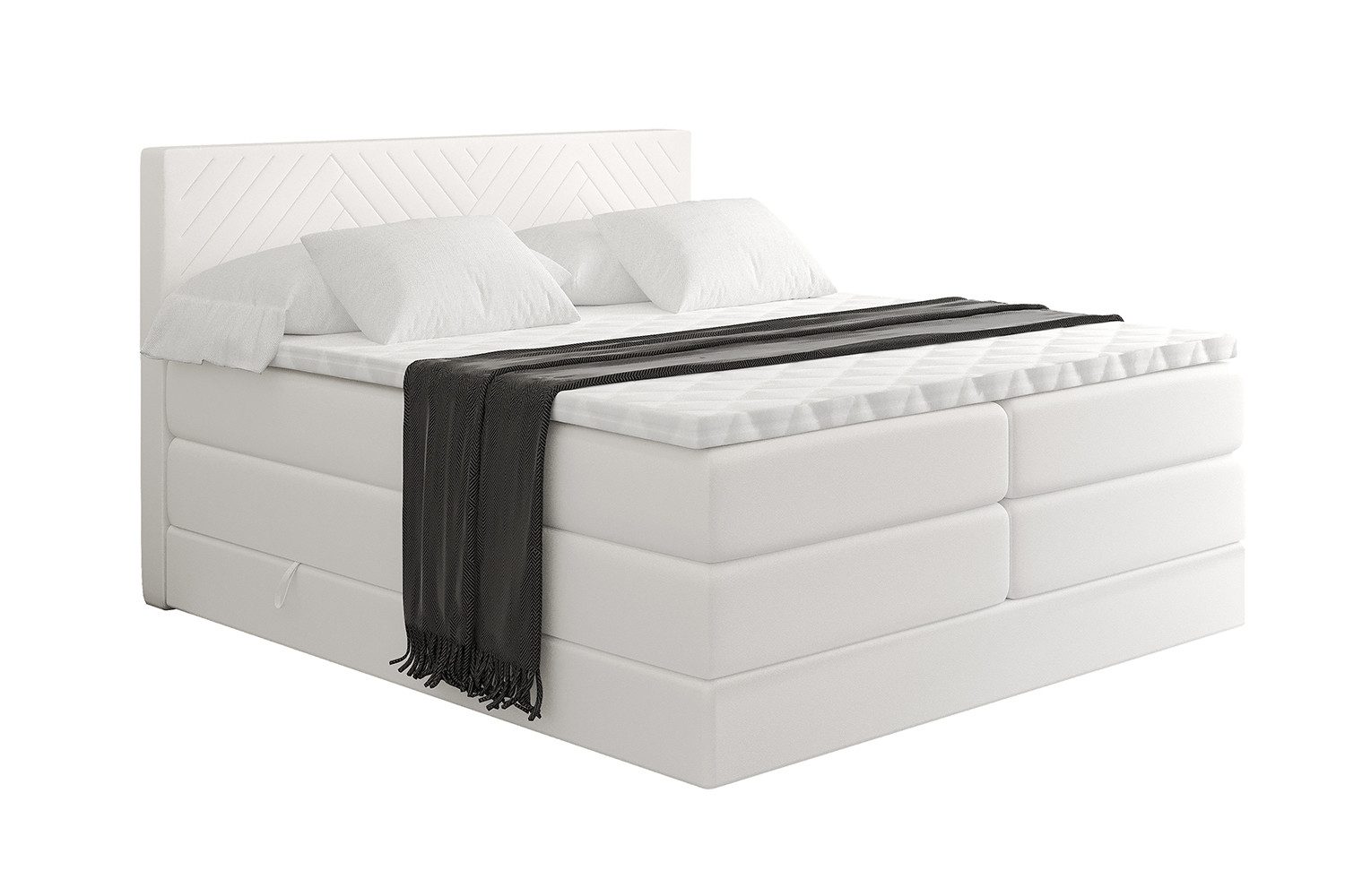 ALTDECOR Boxspringbett VEXA KING (Multipocket-Matratze H4, günstig online kaufen