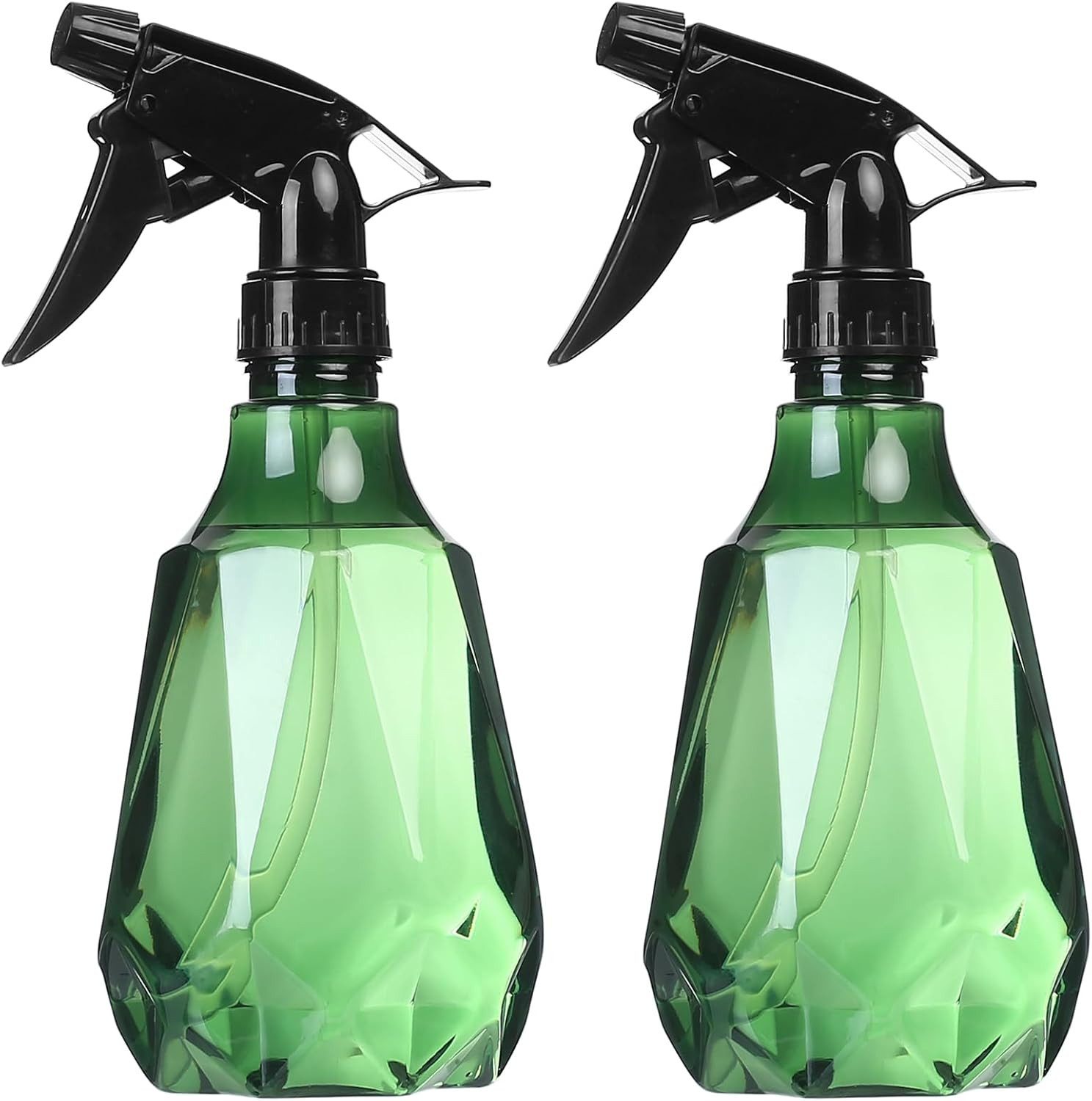FELIXLEO Zerstäuberflasche 500 ML Spruehflaschen 2 STK Leere Wasserzerstaeuber Kunststoff Haare