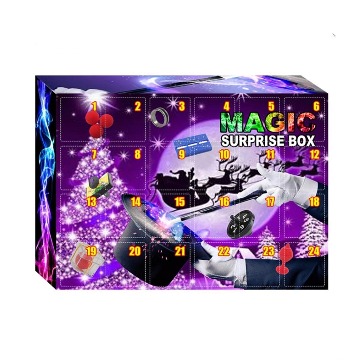Die Sterne Adventskalender Magische Blindbox, Weihnachtsatmosphäre, Geschenk, lustige Blindbox (1-tlg)