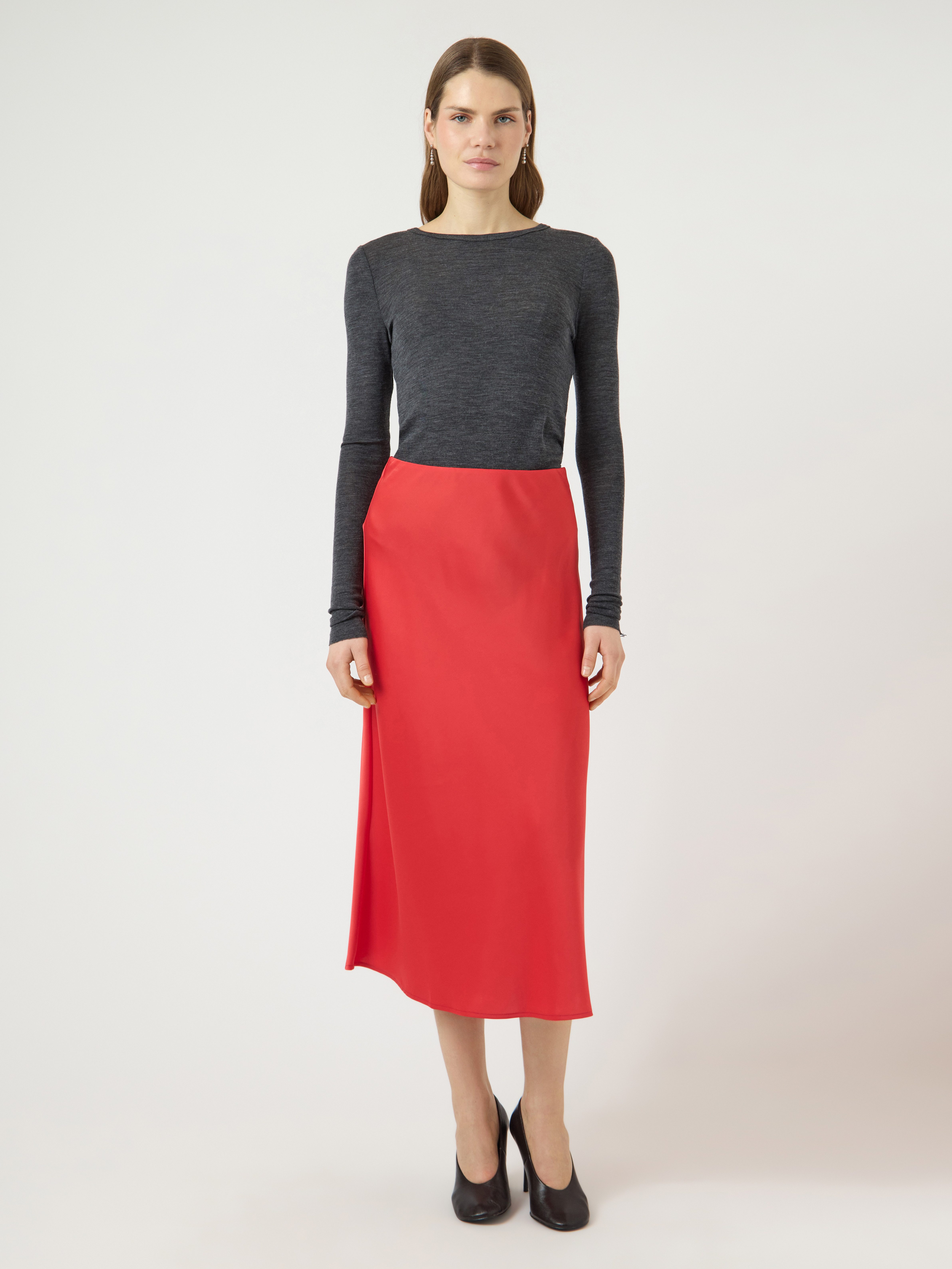 Y.A.S Midirock YASPELLA HW MIDI SKIRT S. NOOS