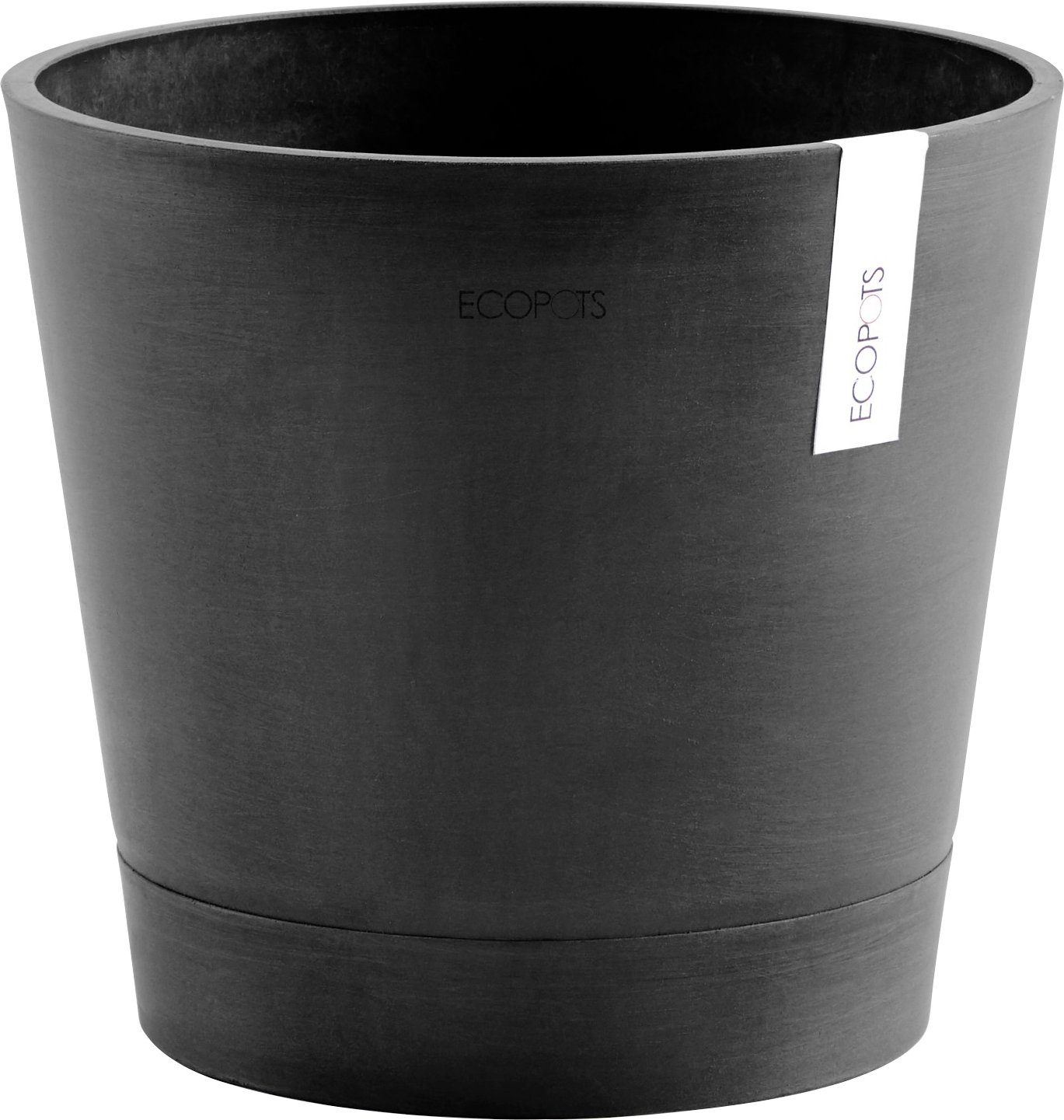 ECOPOTS Blumentopf VENICE Dark Grey, BxTxH: 30x30x26 cm | Pflanzkübel