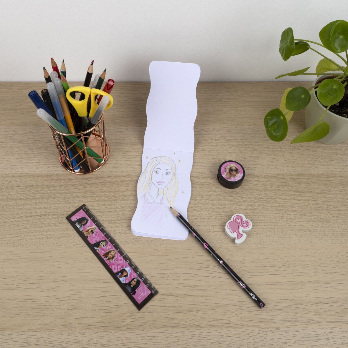 Barbie Kreativset Barbie Schreibset Kreatives Zubehör für kleine Künstler