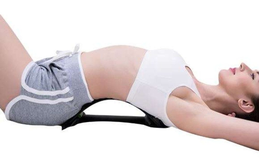 ISO TRADE Massagegerät Massagedehner Rücken 3 Stufen, Rückendehnungsgerät 1-tlg., schwarz, 4 Stufen Massage – Bild 5 von 5