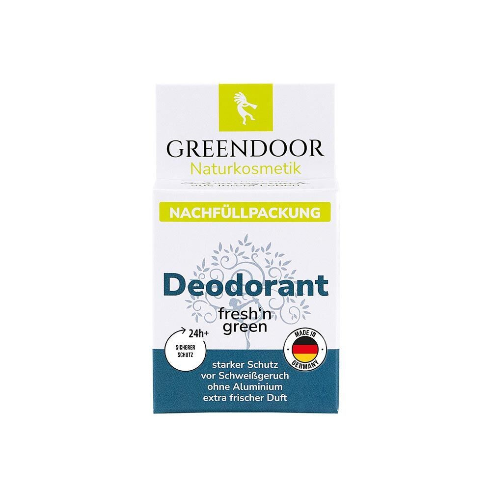 GREENDOOR Deo-Stift Deodorant Nachfüllpackung fresh'n green