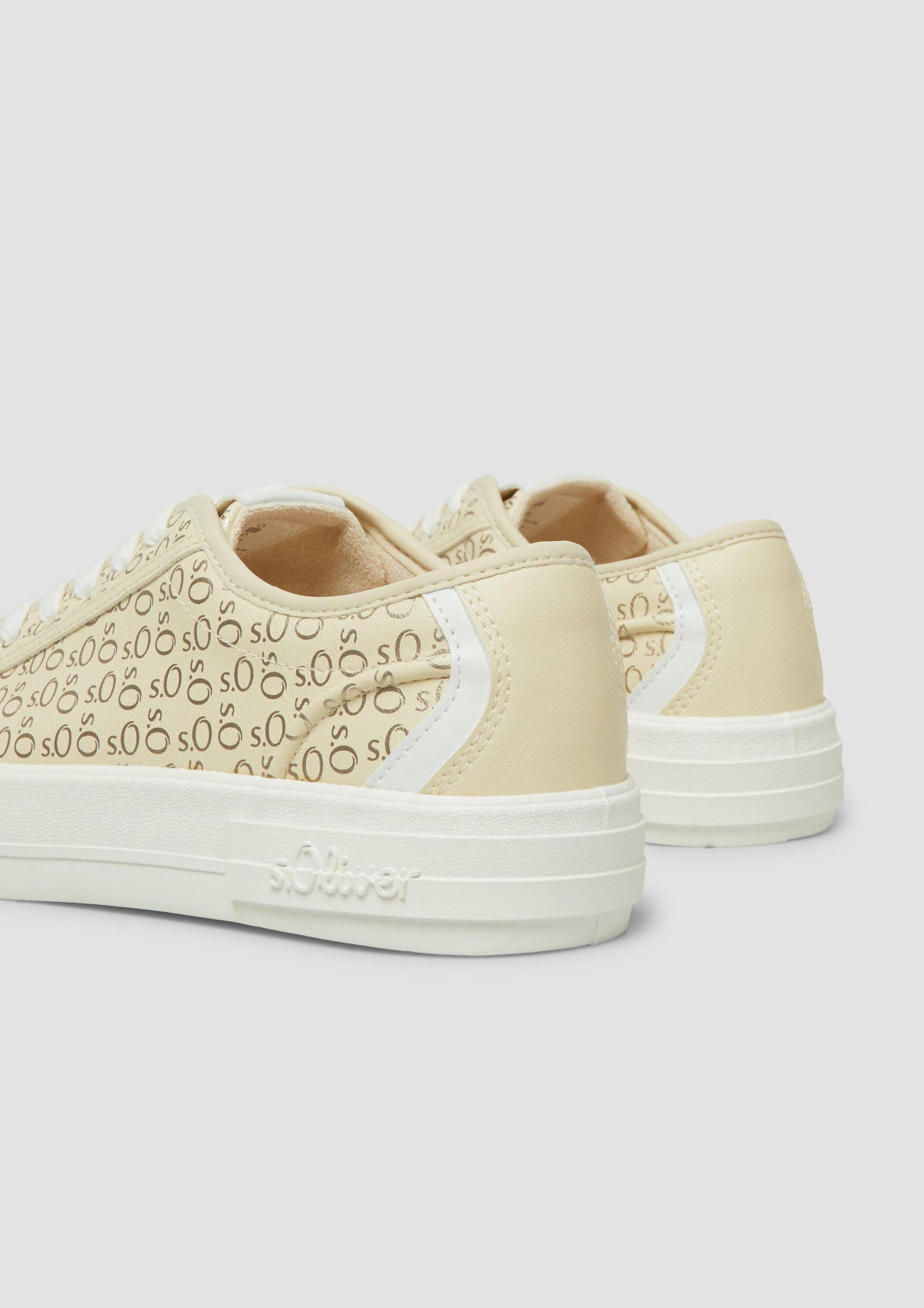 s.Oliver Sneakers Sneaker Sneaker mit Allover-Print