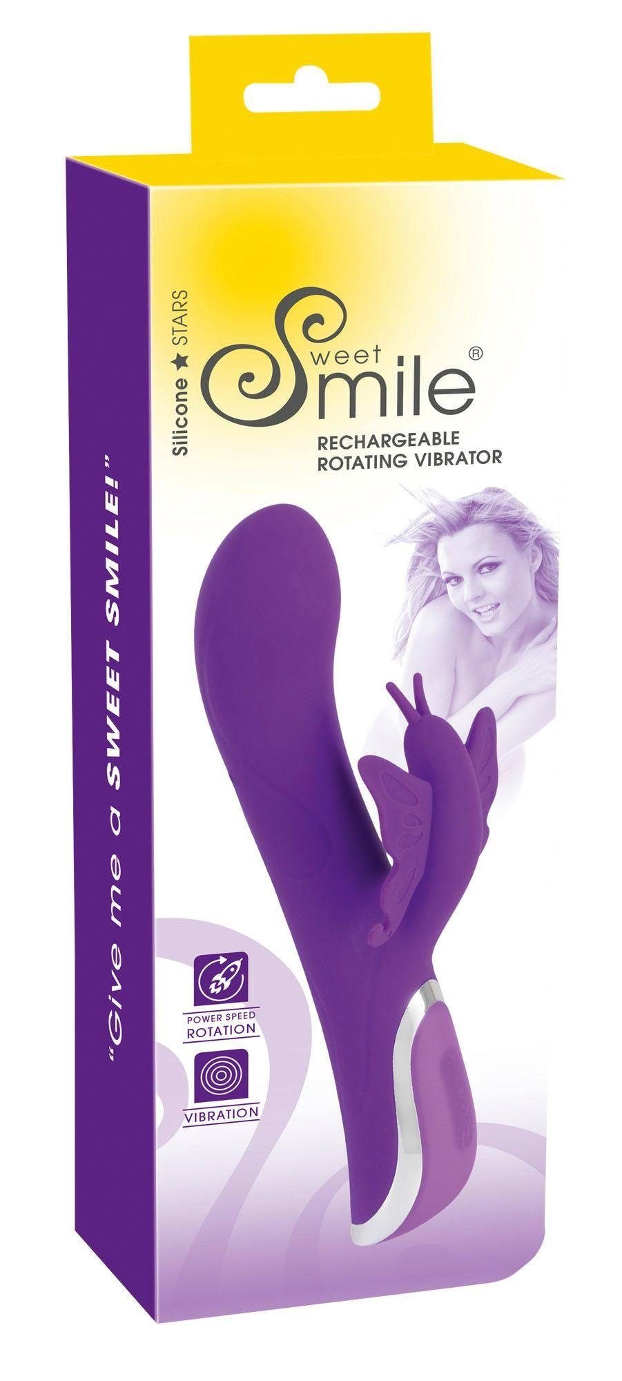 Rechargeable Rotatin Smile Klitoris-Stimulator
