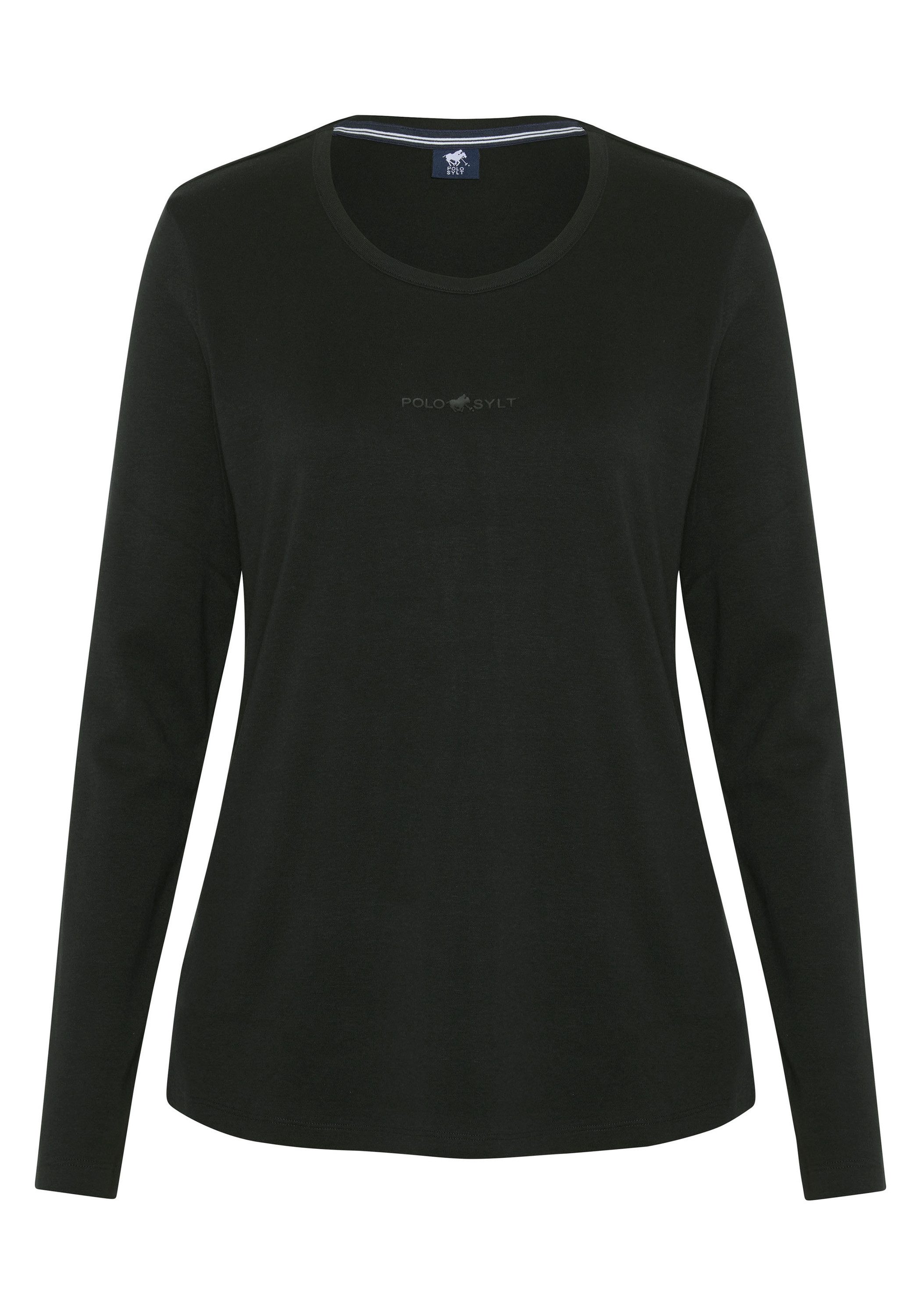 Langarmshirt im Label-Design
