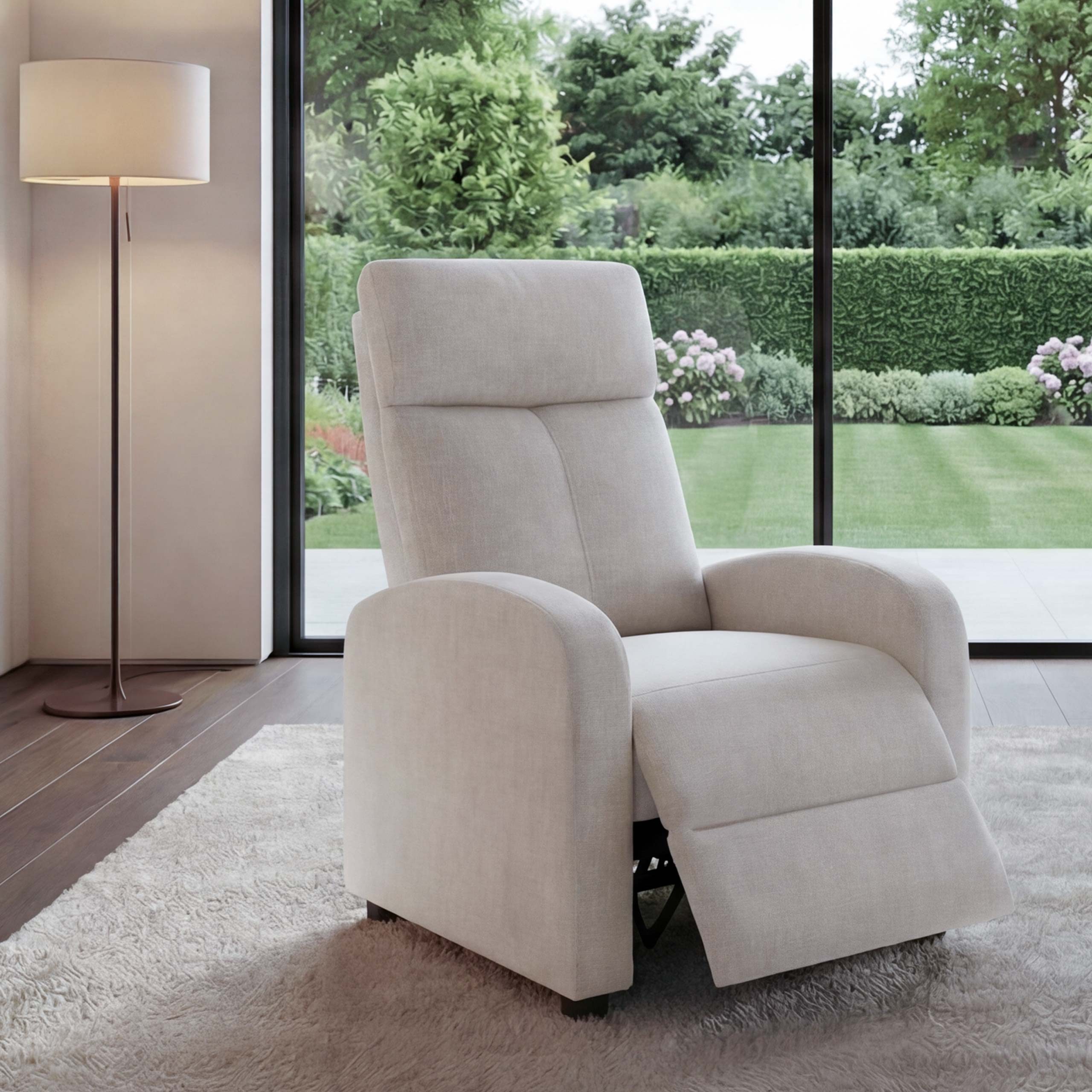 MCW Relaxsessel MCW-F76, Rückenlehne verstellbar, Synchrone Verstellung der Rücken-/ Fußlehne