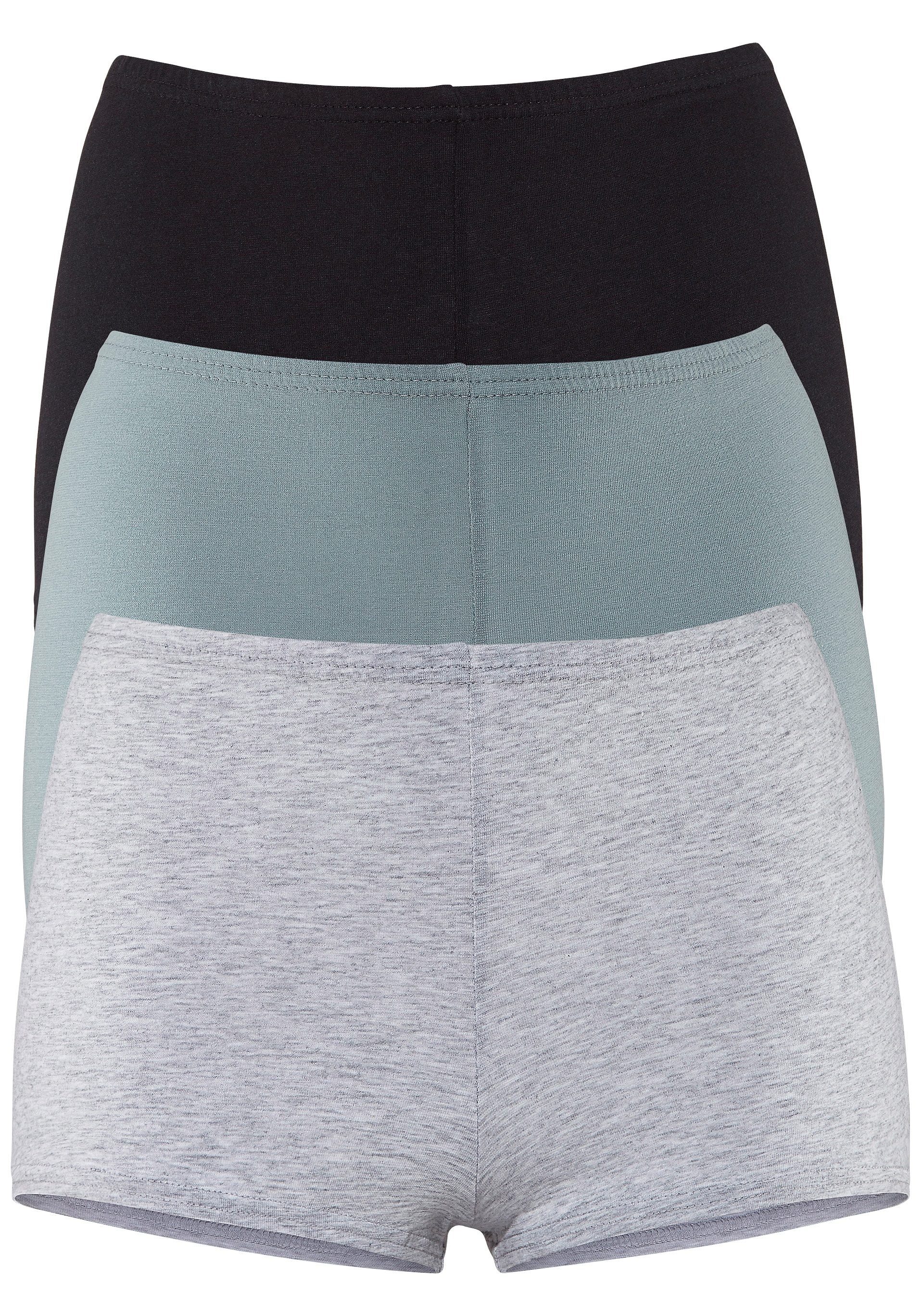 petite fleur Panty (3er-Pack) aus elastischer Baumwoll-Qualität